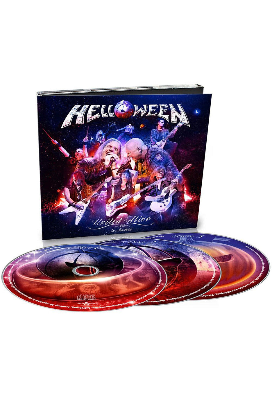 Helloween - United Alive In Madrid - Digipak 3 CD Best Pices