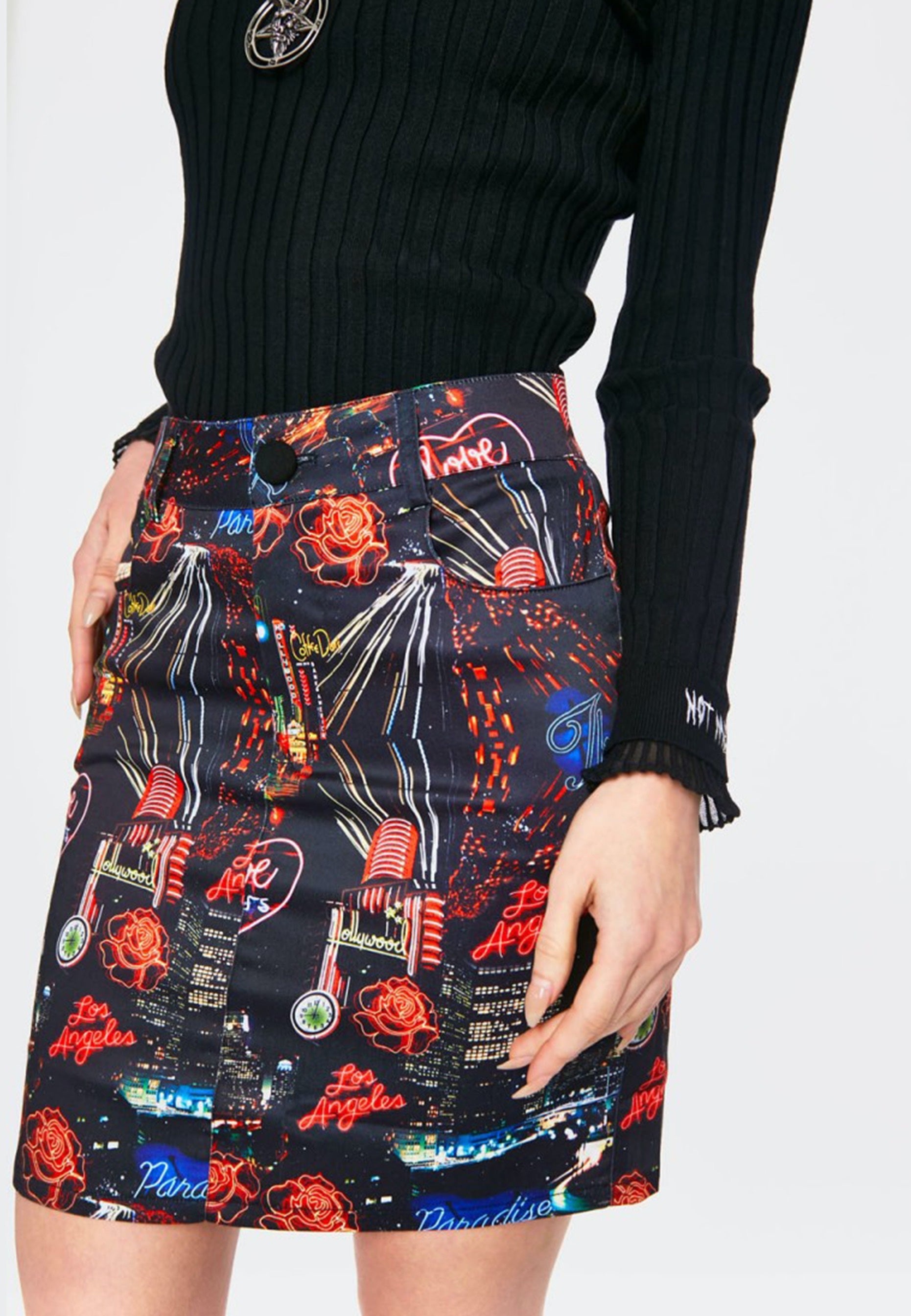 Jawbreaker - City Lights Of Paradise Multicoloured - Skirt 2025 Unisex Online