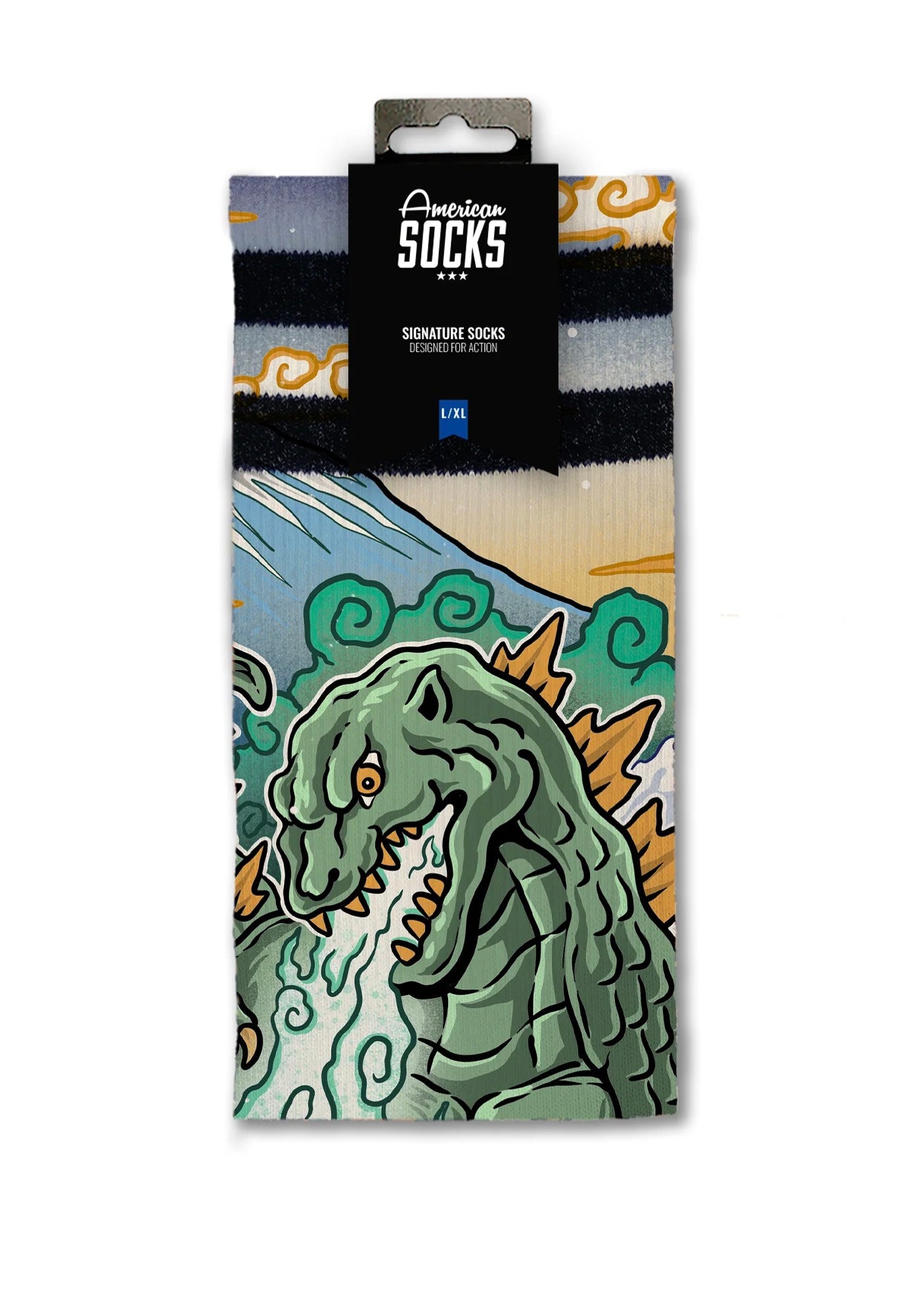 American Socks - Kaiju King Mid High - Socks Cheap Sale Best Store To Get