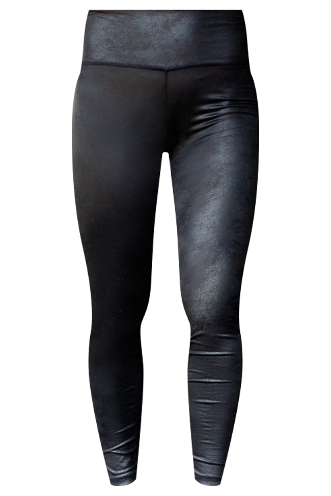 Be Extraordinary Black Faux Leather Leggings Black Outlet Amazing Pice