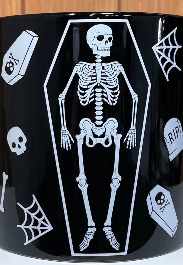 Sourpuss Clothing - Skeleton Black - Plant Container Buy Cheap Largest Supplier