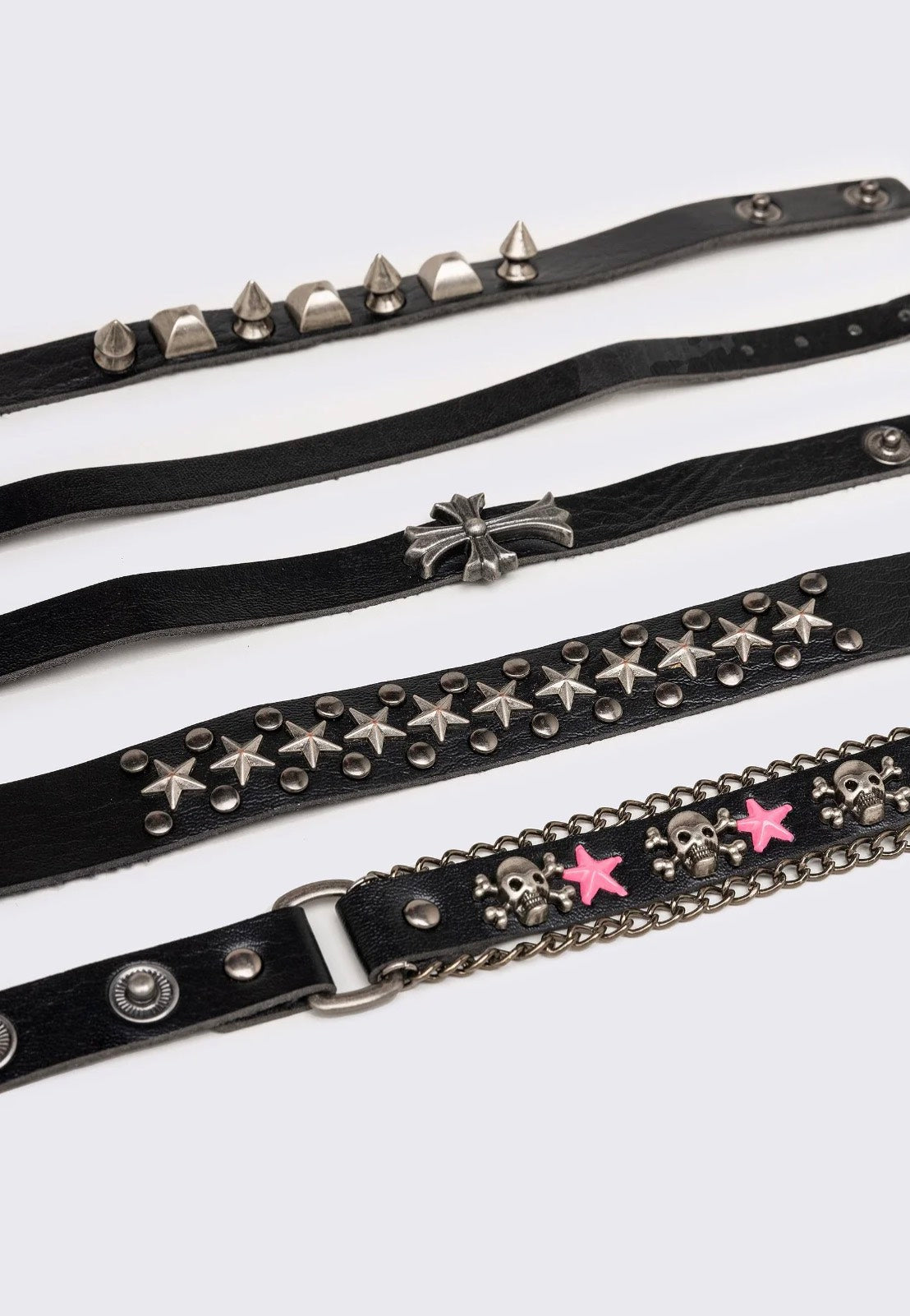 Minga London - Baddie Energy Leather Set of 4 - Bracelets Low Pice Fee Shipping Cheap Online