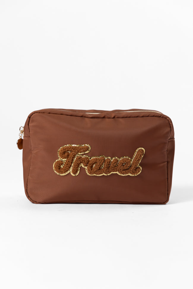 Brown Travel Travel Pouch High Quality