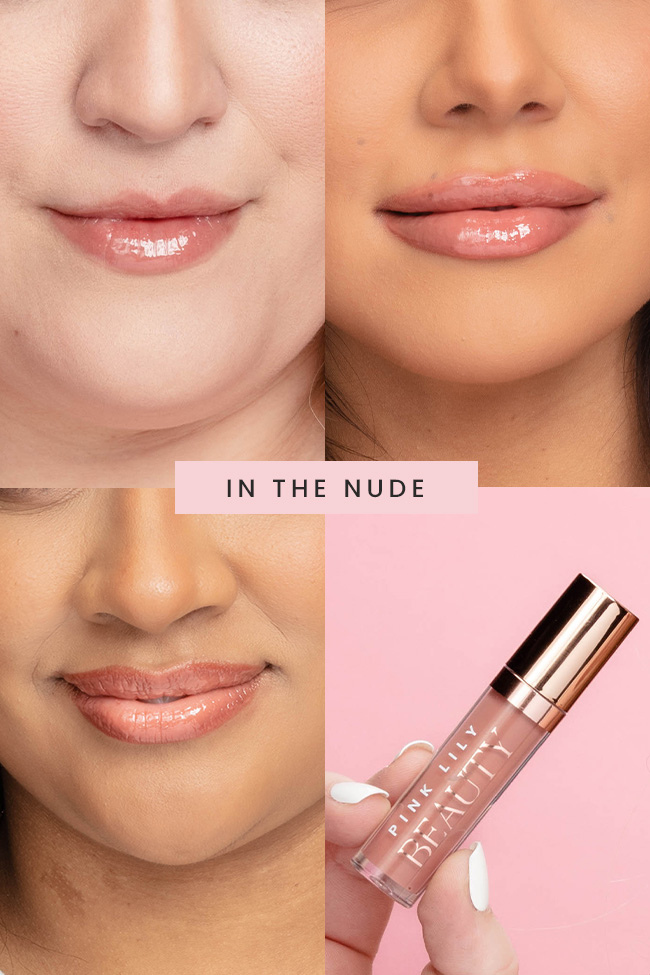 Pink Lily Beauty Blooming Gloss Tinted Lip Oil - In The Nude Eastbay Cheap Online