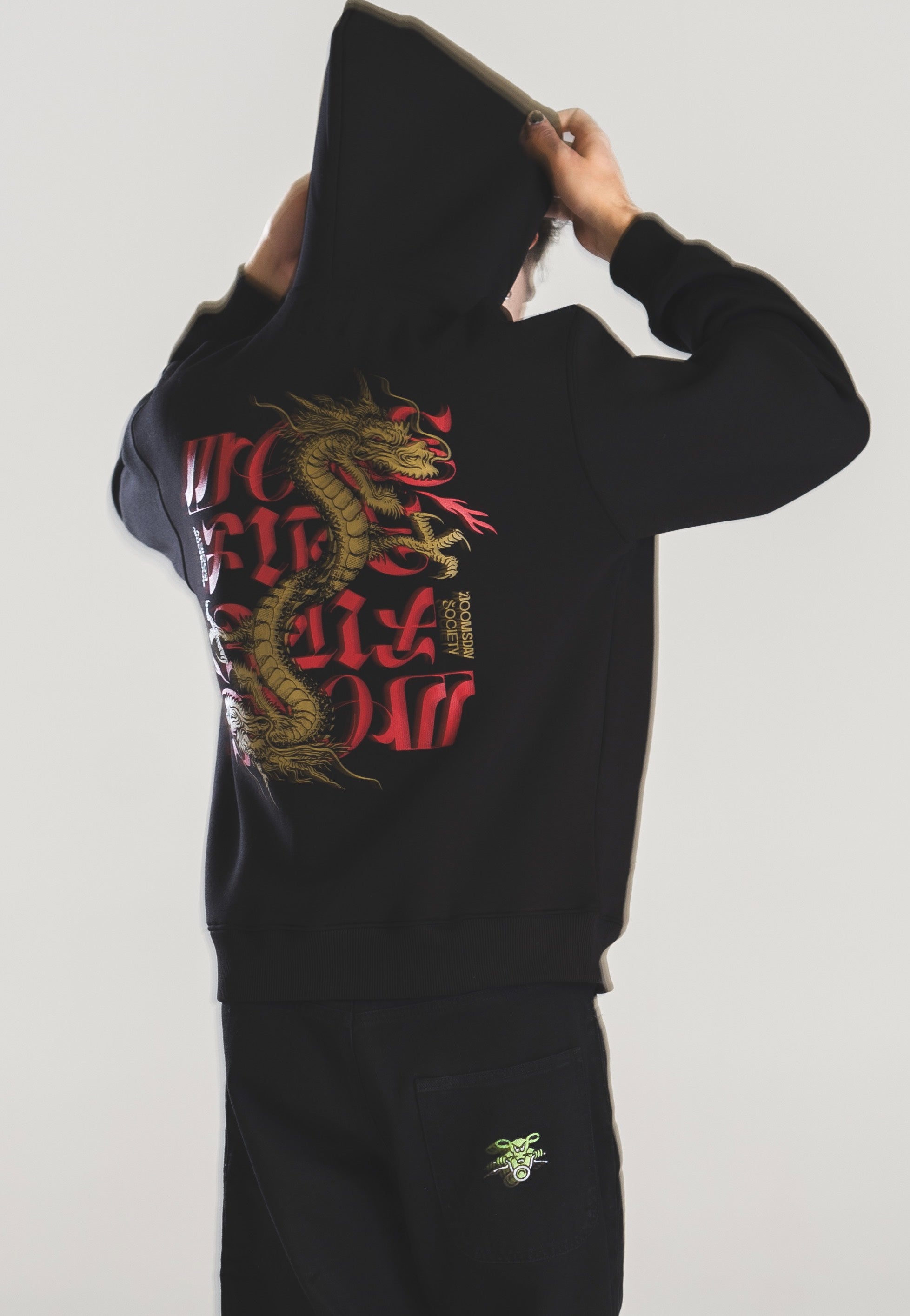 Doomsday Society - More Fire Black - Hoodie Discount Sast