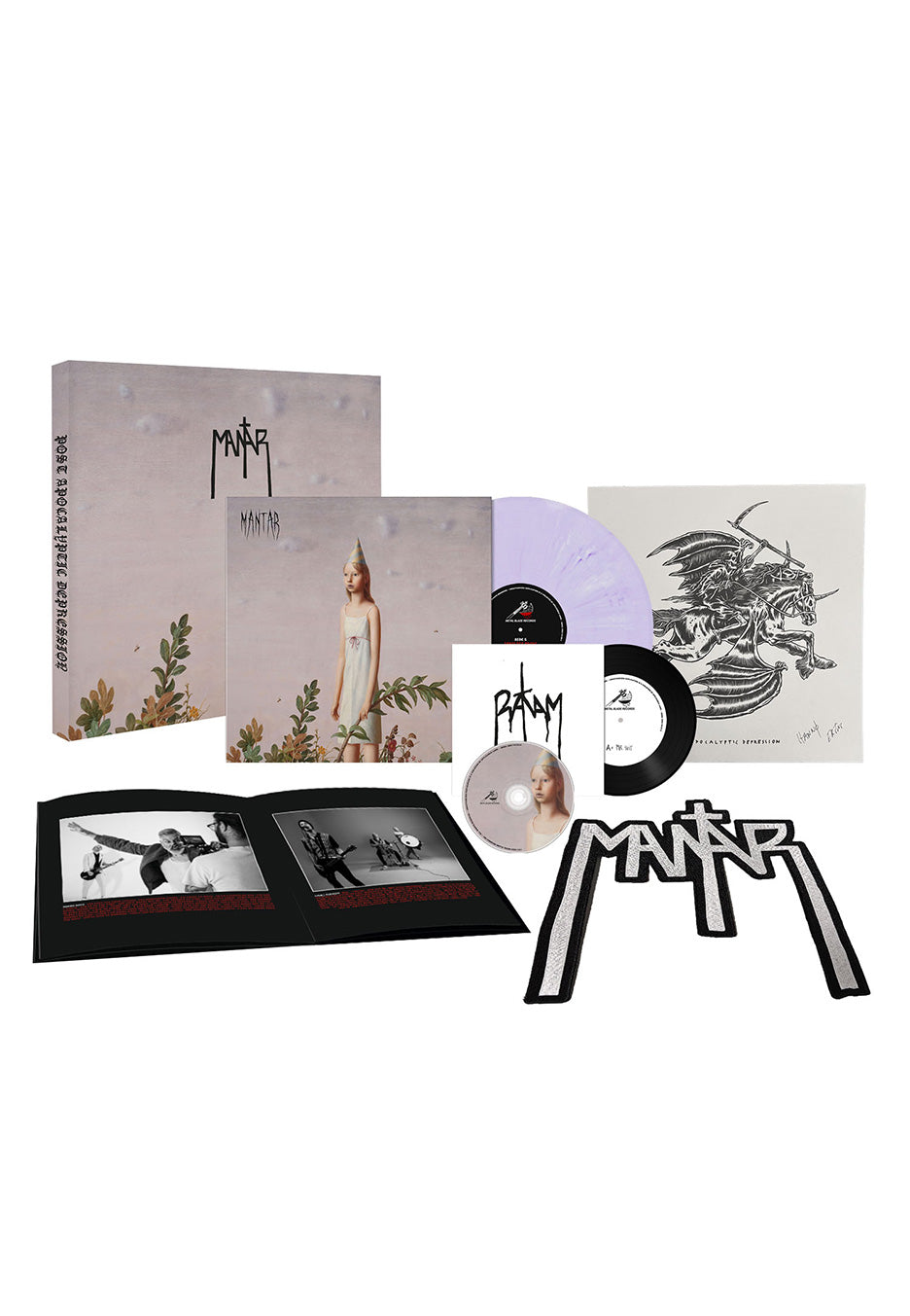 Mantar - Post Apocalyptic Depression Ltd. Light Lilac - Box Set Limited Edition Online