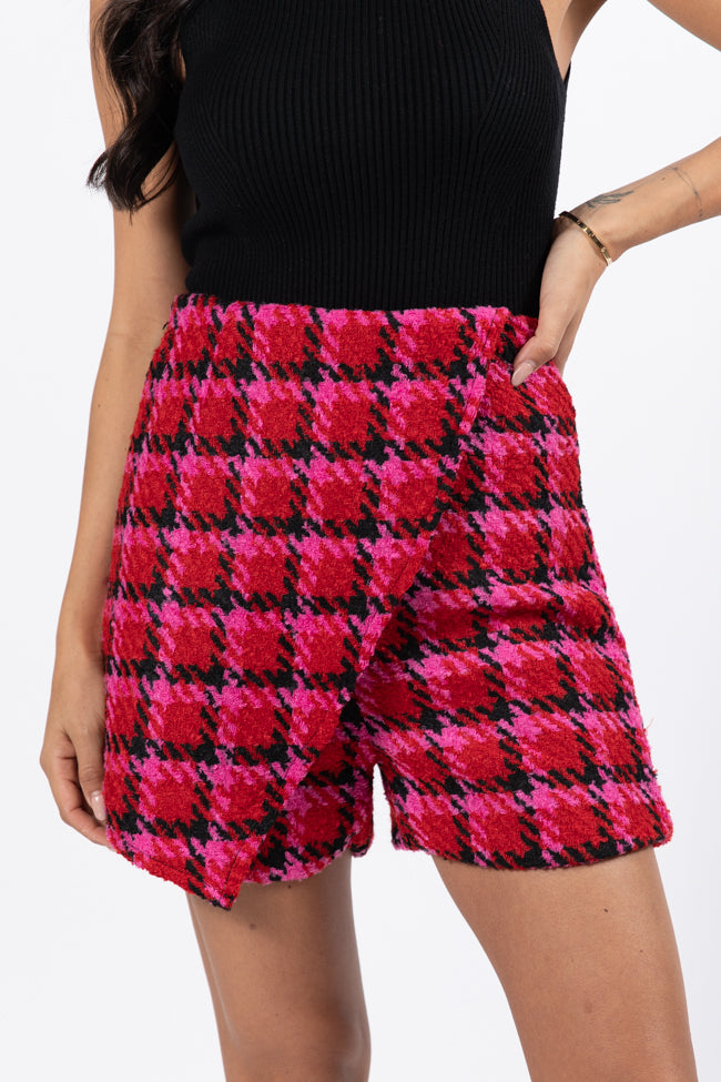 That's Life Multi Houndstooth Skort FINAL SALE