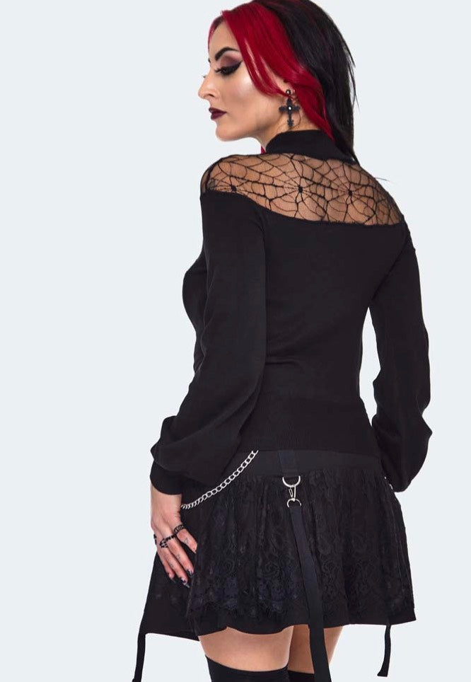 Jawbreaker - Spiderweb Lace Black - Pullover Websites Cheap Pice