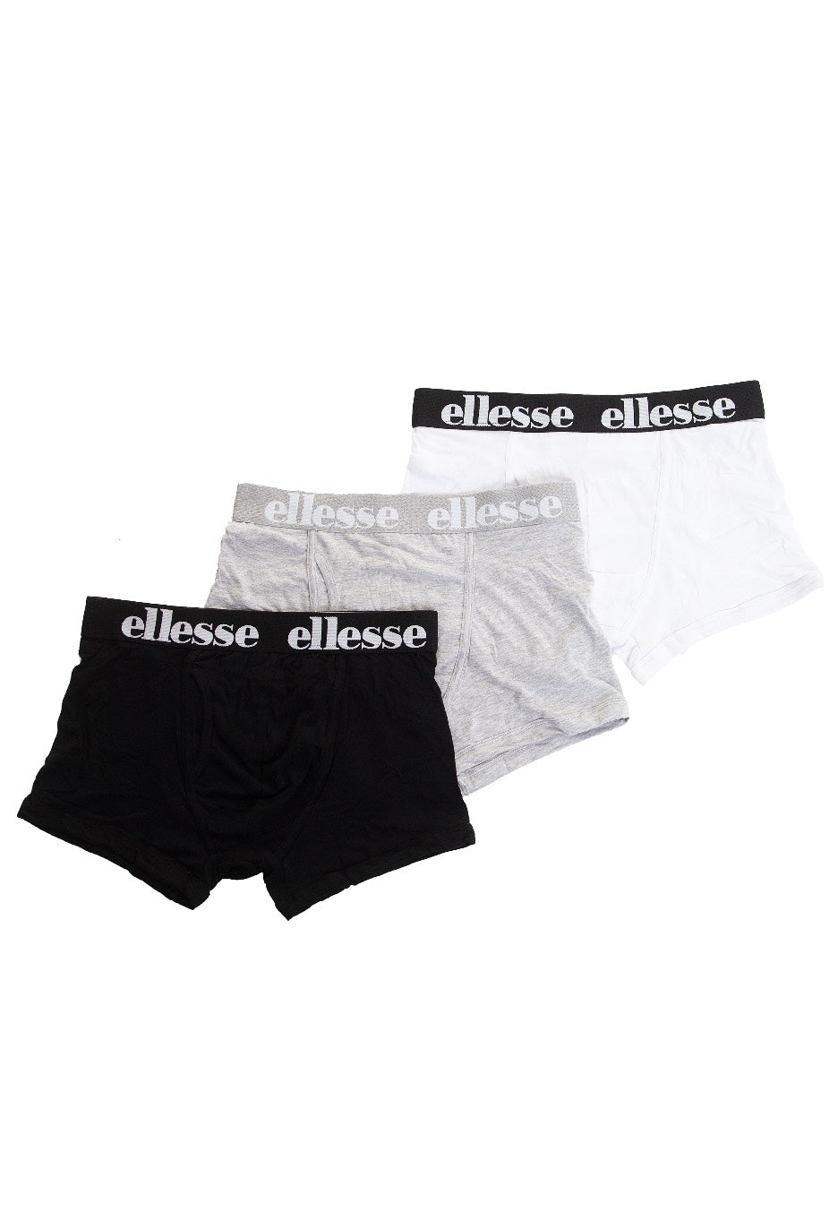 Ellesse - Hali 3 Pack Black/Grey/White - Boxershorts Buy Cheap Outlet