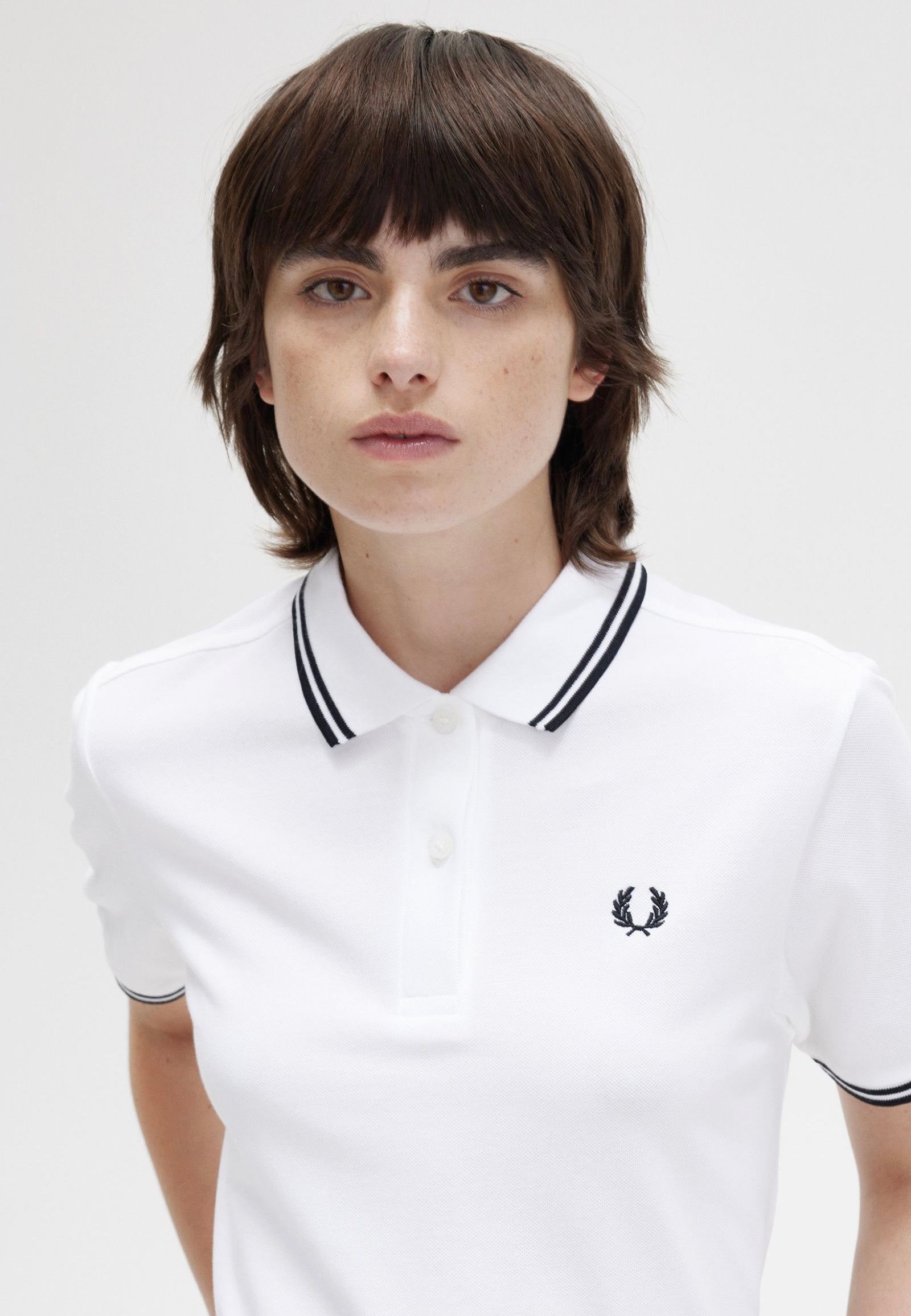 Fred Perry - Twin Tipped White - Polo Tumblr Cheap Pice