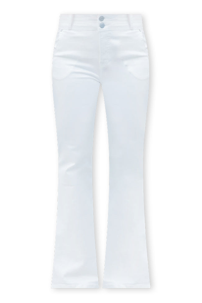 Lainey White Flare Jeans FINAL SALE Cheap Explore