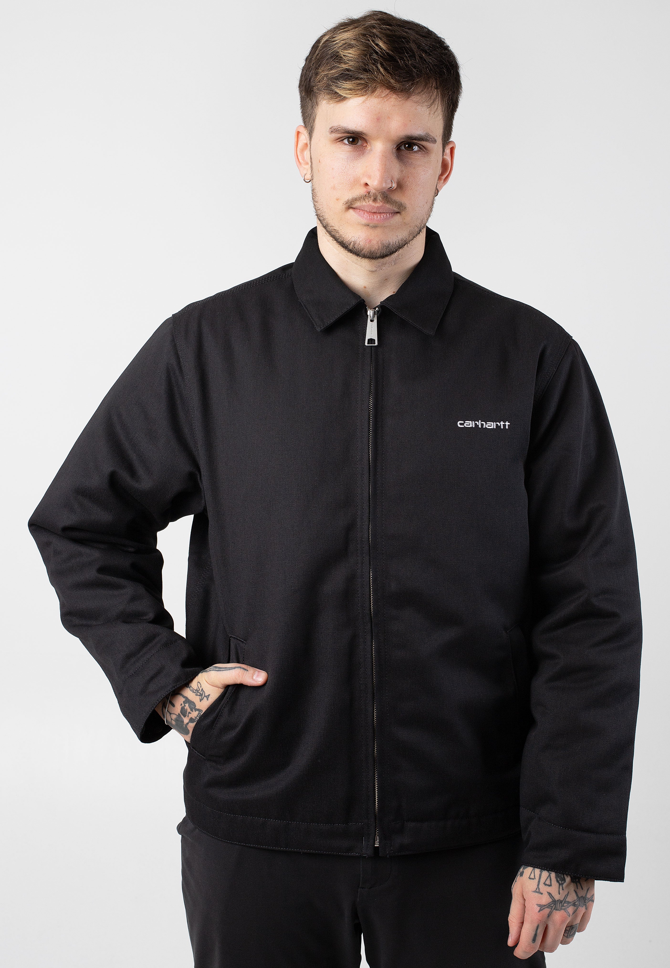 Carhartt WIP - Module Script Rigid Black/White - Jacket Outlet Cheap