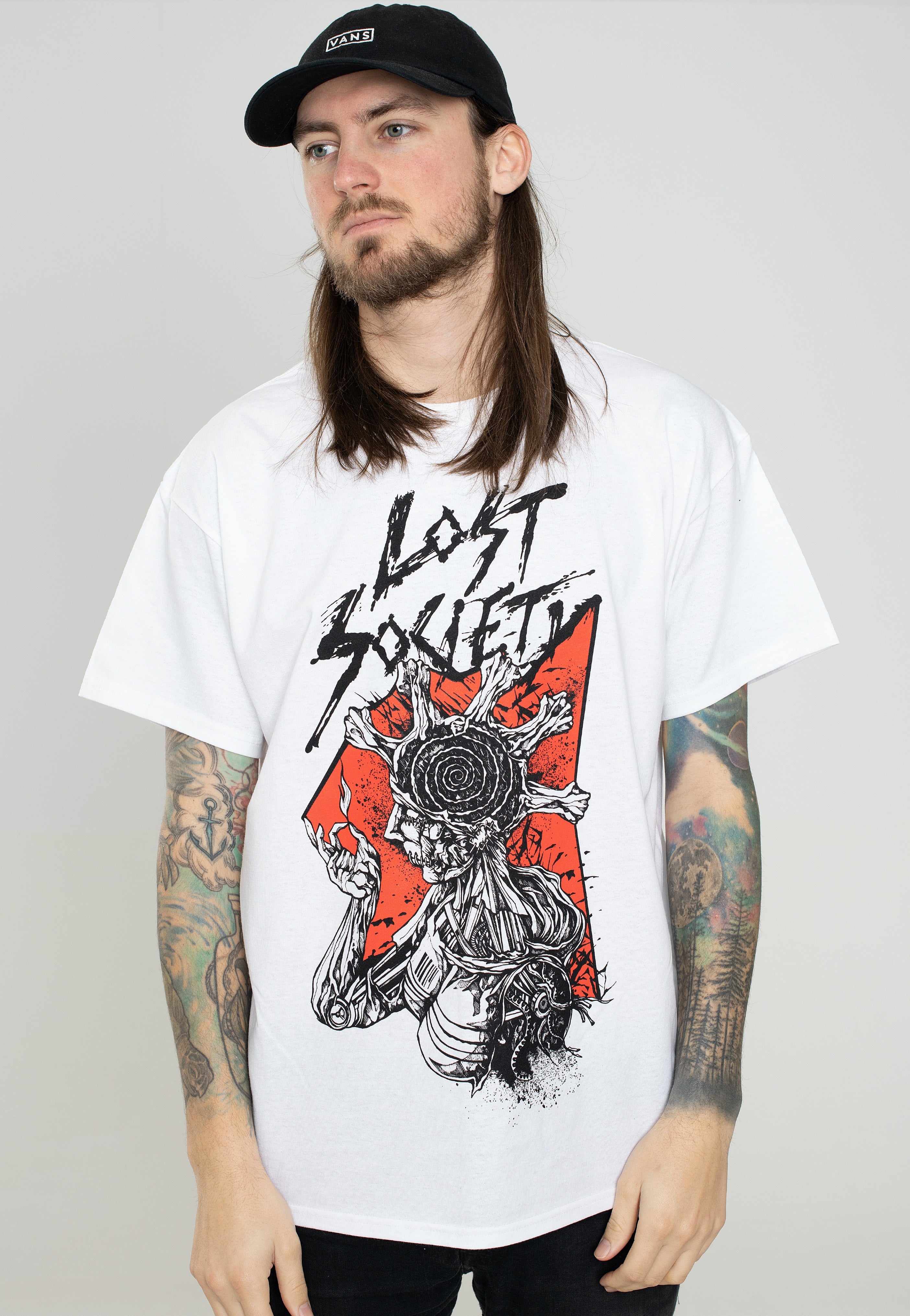 Lost Society - Fists White - T-Shirt Clearance Purchase