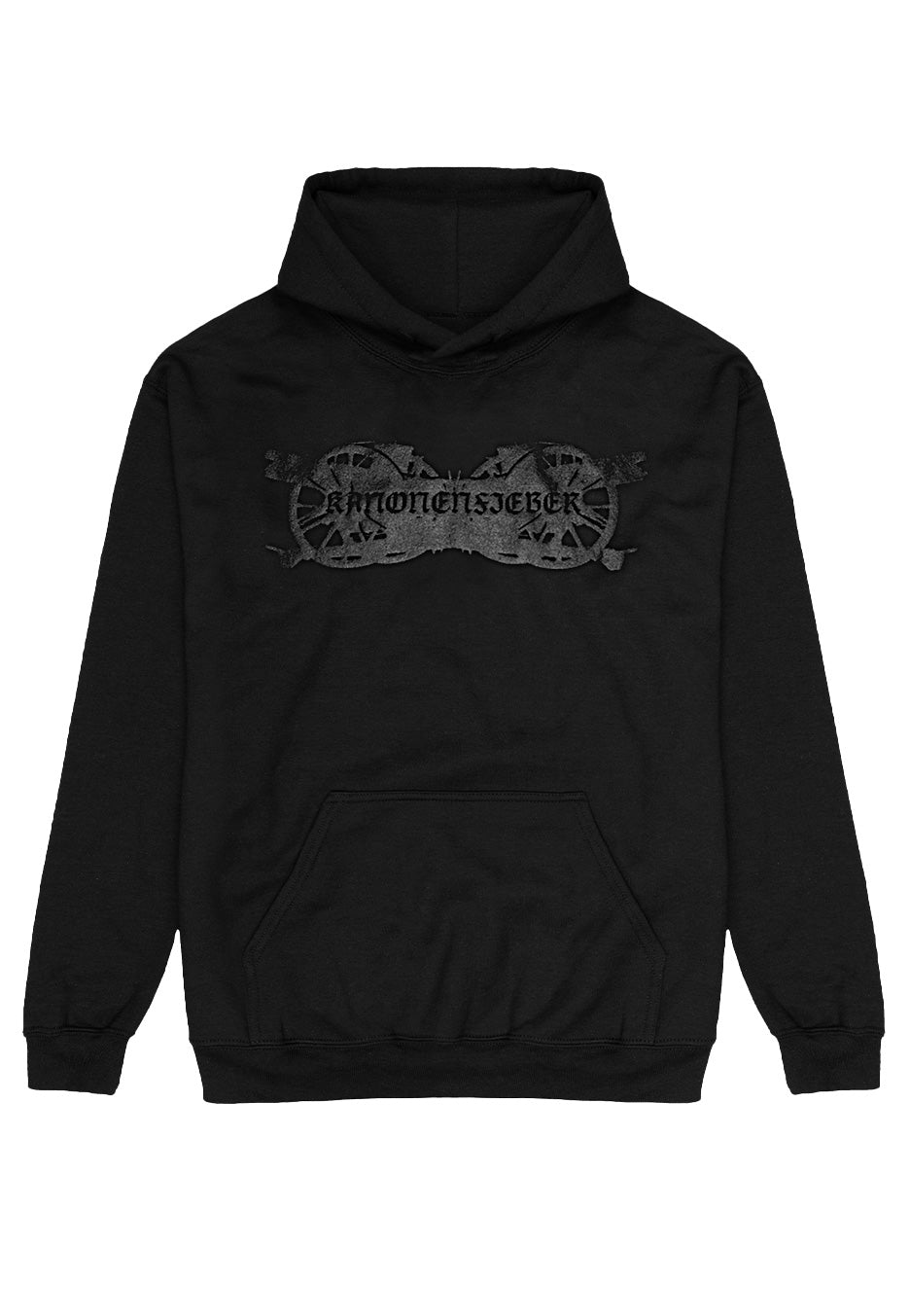 Kanonenfieber - Logo Limited Black On Black - Hoodie Enjoy Online