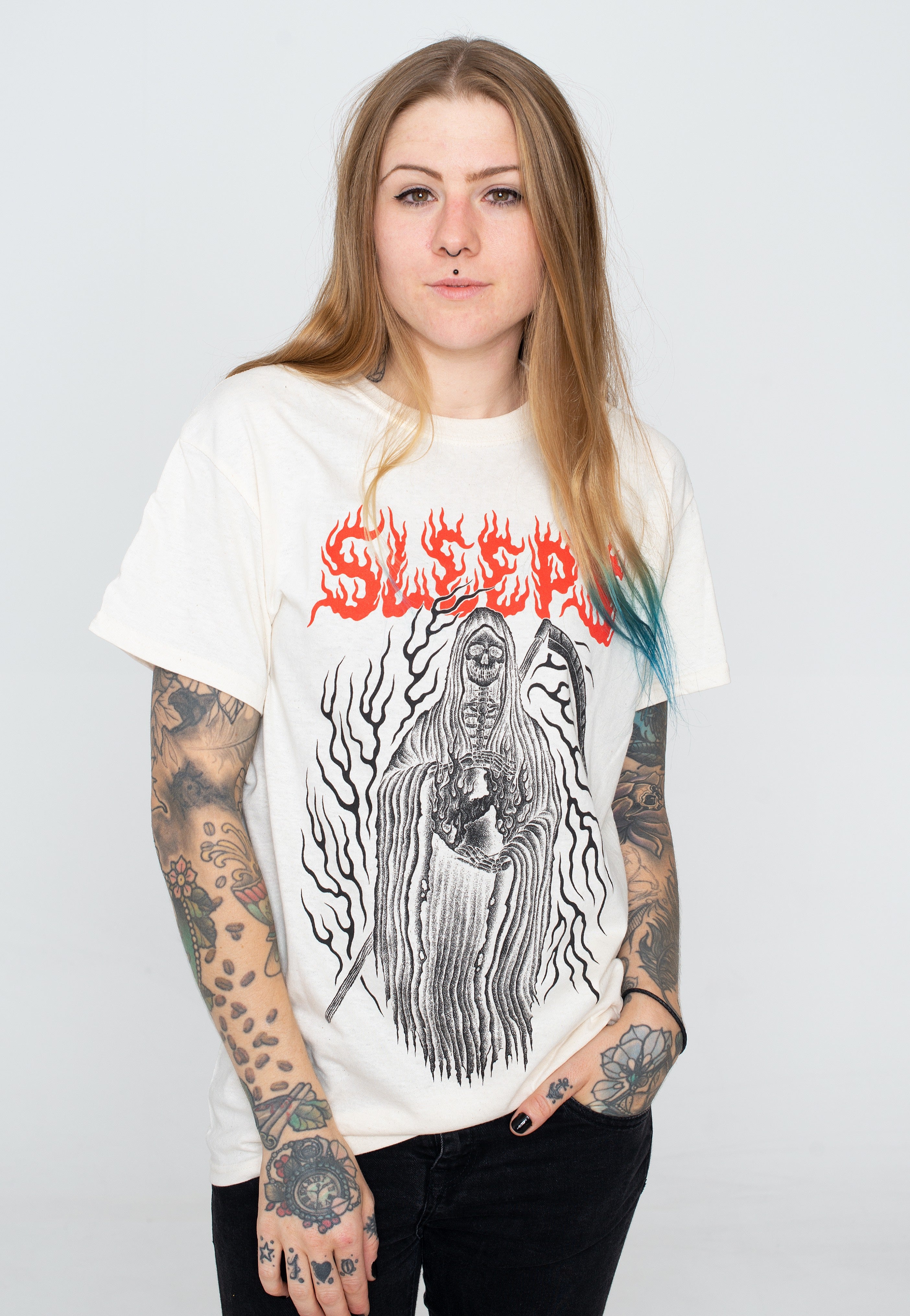 While She Sleeps - Reaper Natural - T-Shirt Fashionable Cheap Pice