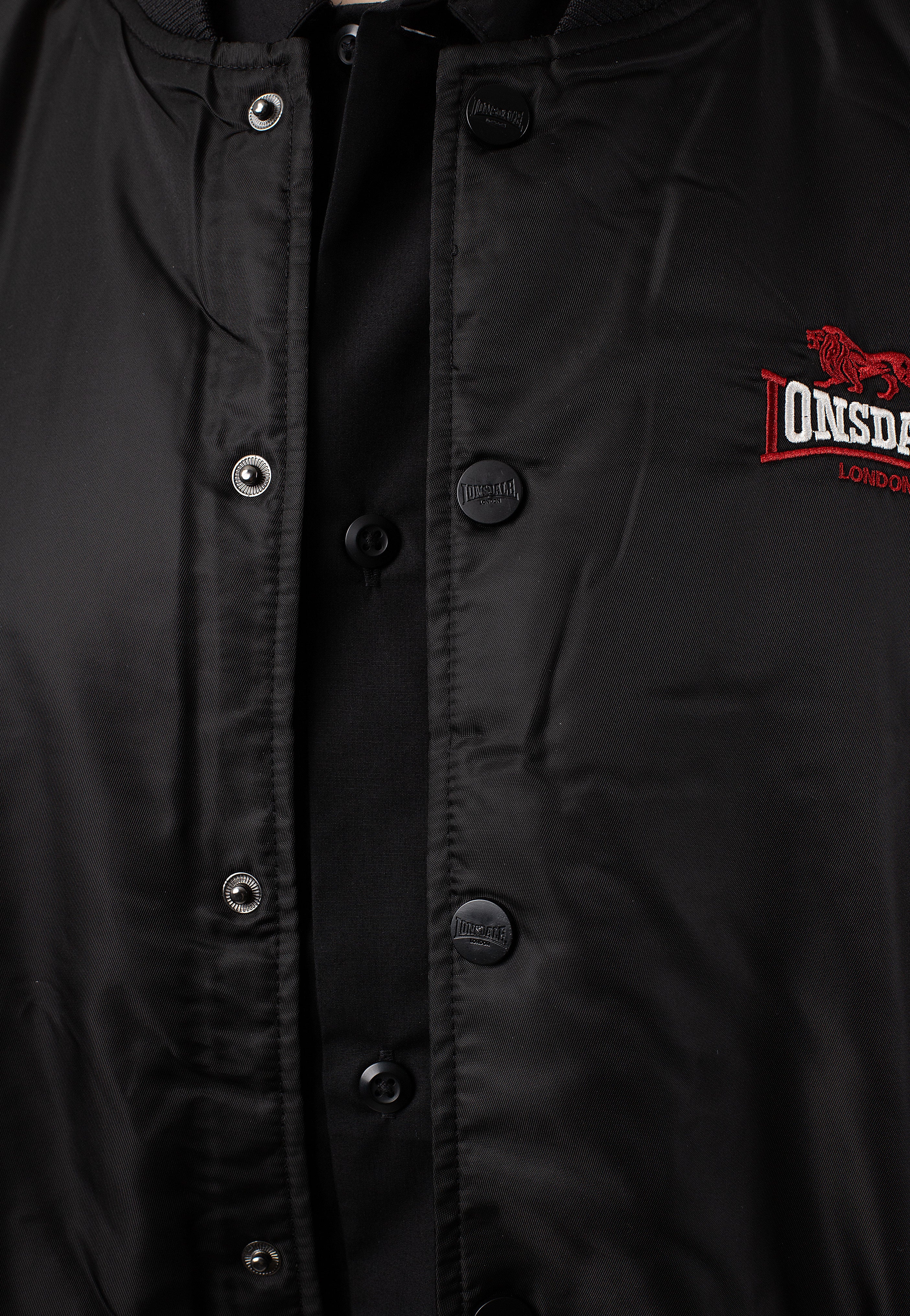 Lonsdale - Orkney Black/Red/Ecru - College Jacket Discount Outlet Locations