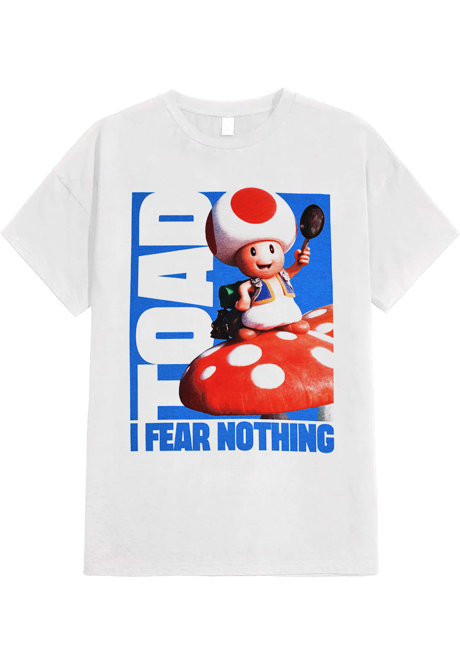 Super Mario - Toad White - T-Shirt Buy Cheap Recommend