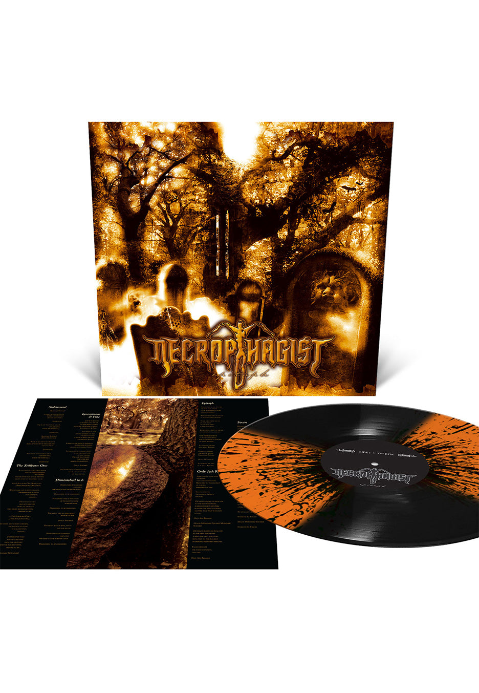 Necrophagist - Epitaph Orange Kush & Black Quad w/ White/Black - Splattered Vinyl Countdown Package