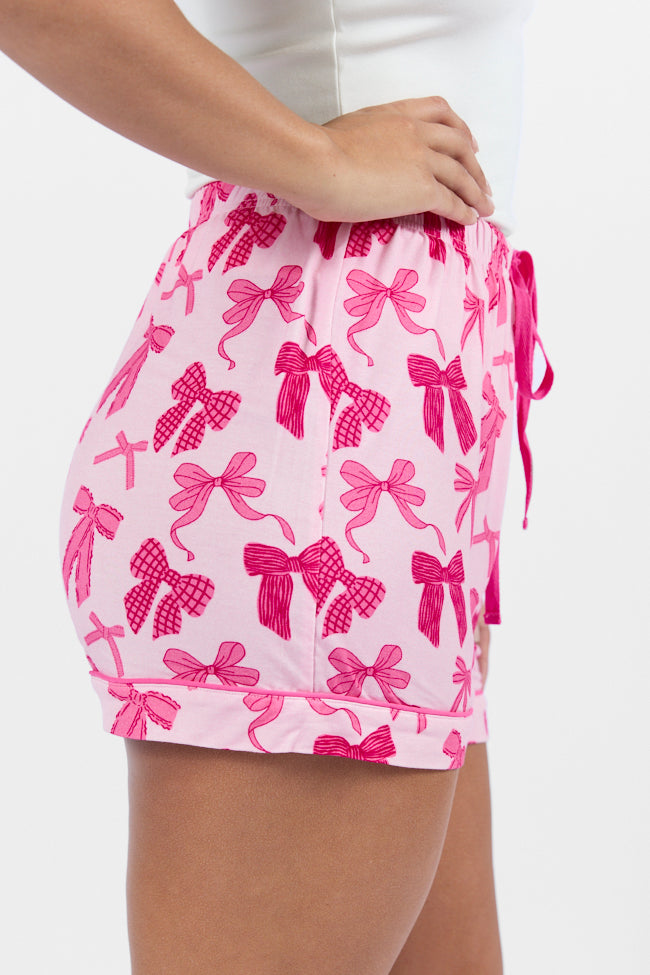 Good To Get Away In Put A Bow On It Pajama Shorts For Sale Sale Online