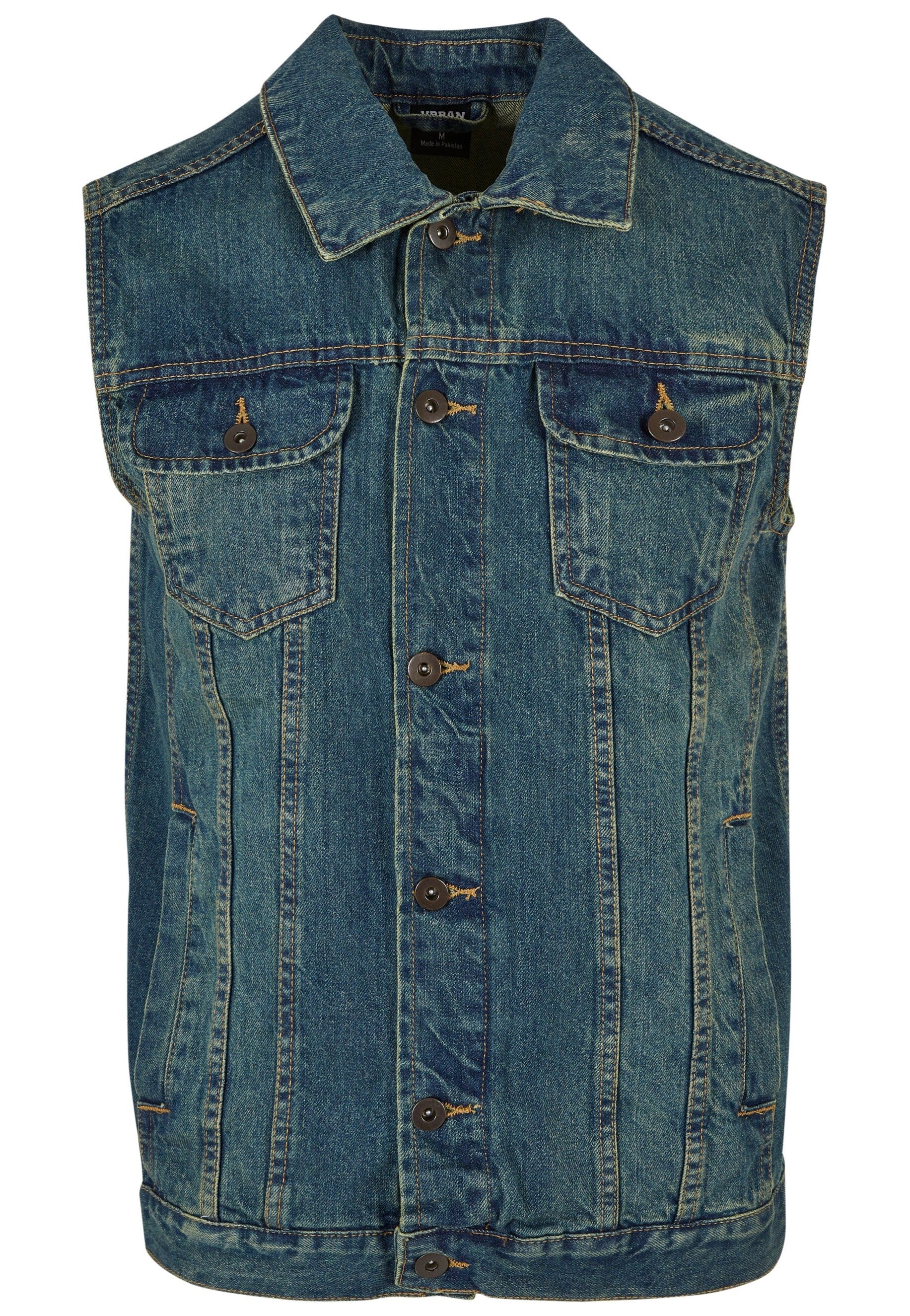 Urban Classics - Denim Lightblue - Vest With Mastercard Cheap Pice