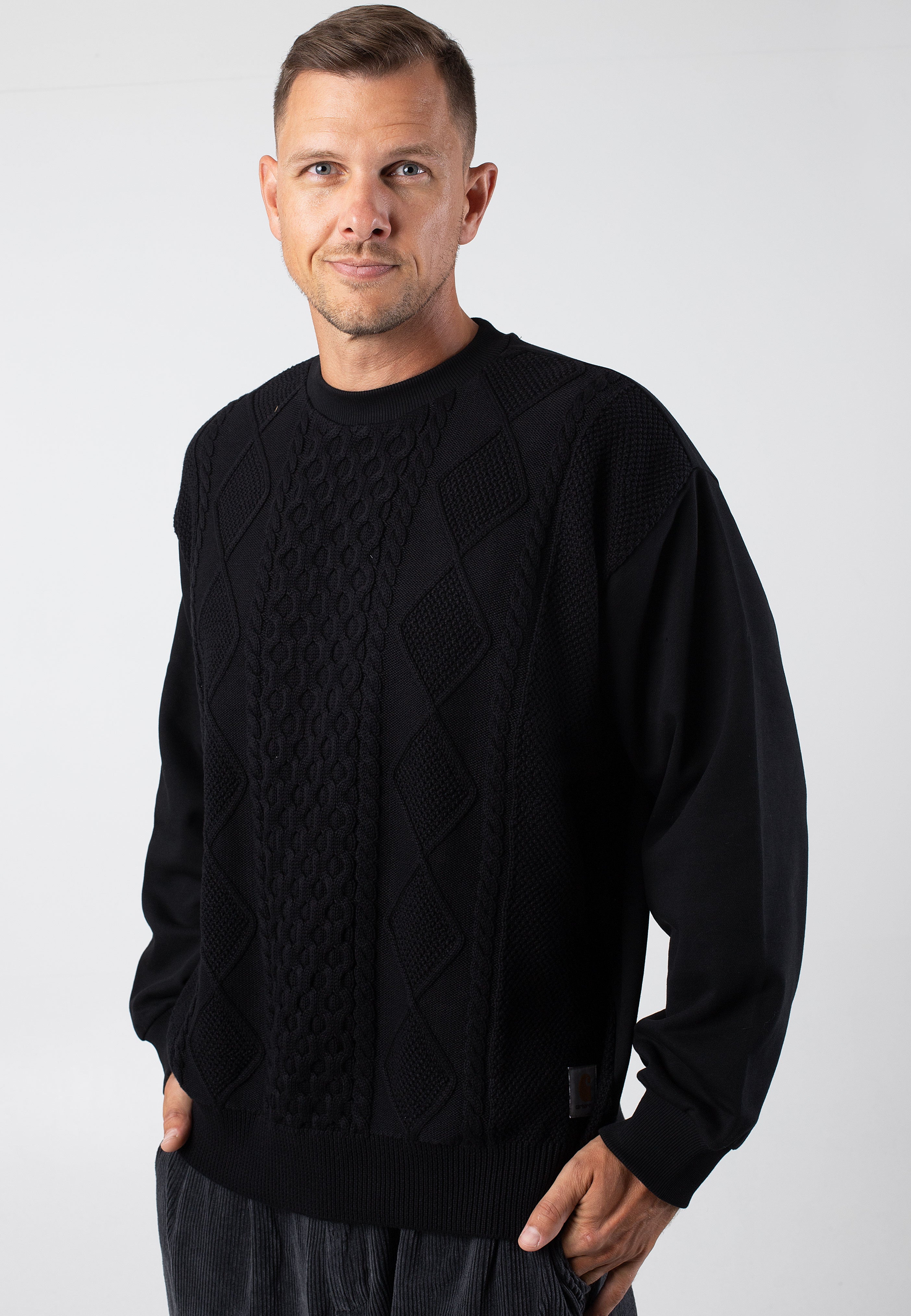 Carhartt WIP - Tridon Black - Sweater Buy Cheap Release Dates