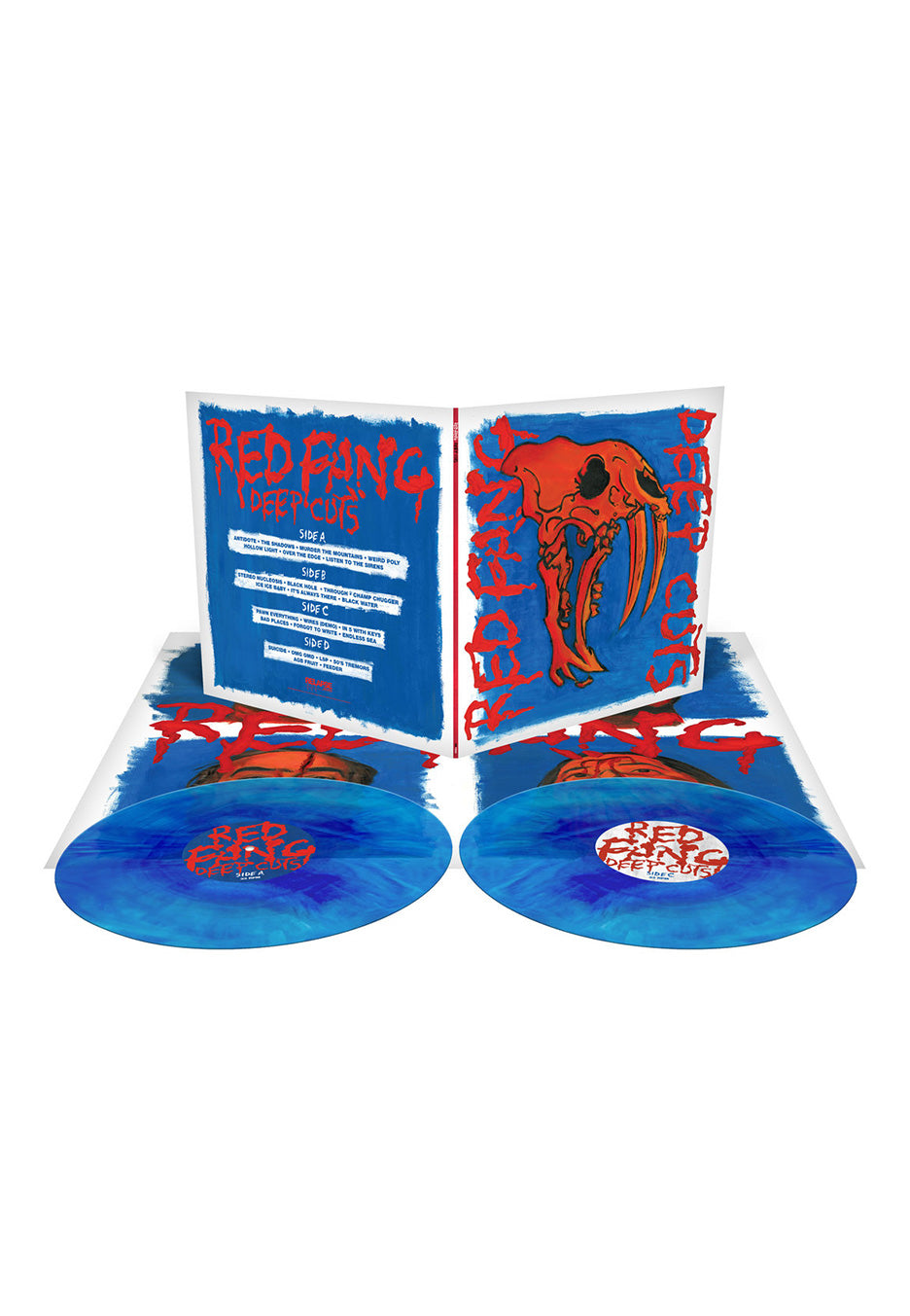 Red Fang - Deep Cuts Royal Blue/White Galaxy - Colored 2 Vinyl Free Shipping 2025 New