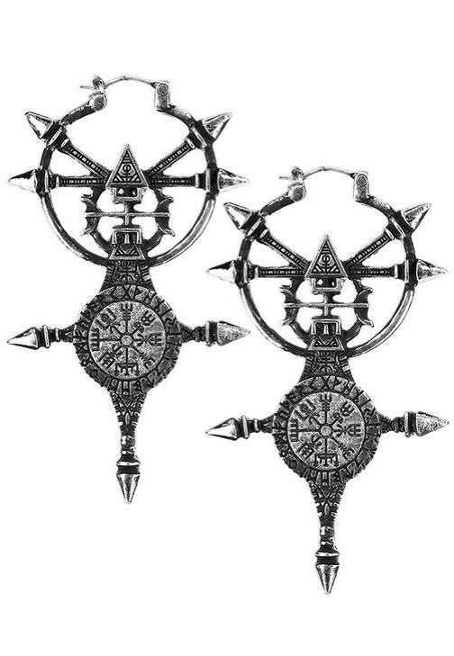 Restyle - Vegvisir Pagan Collection Silver - Earrings Cheap Get Authentic