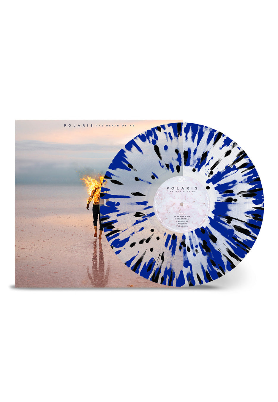 Polaris - The Death Of Me Ltd. Clear/Black/Blue - Splatter LP Clearance 100% Guaranteed