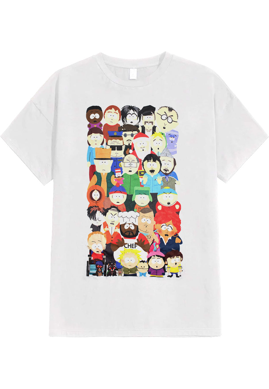 South Park - Town Group White - T-Shirt Free Shipping Finishline