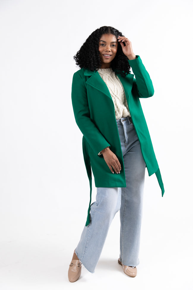 Mistletoe Moment Green Coat FINAL SALE Deals Cheap Online