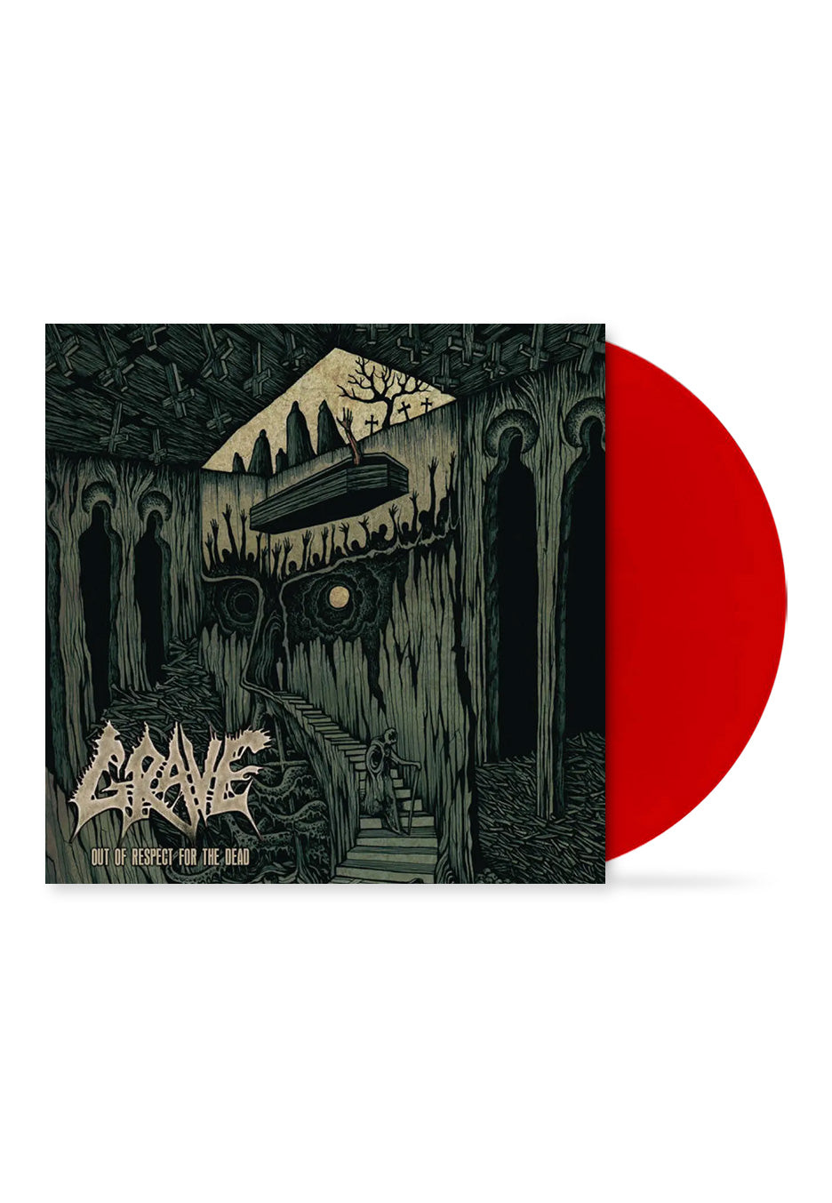 Grave - Out Of Respect For The Dead Ltd. Red - Colored Vinyl Cheap Pice Top Quality