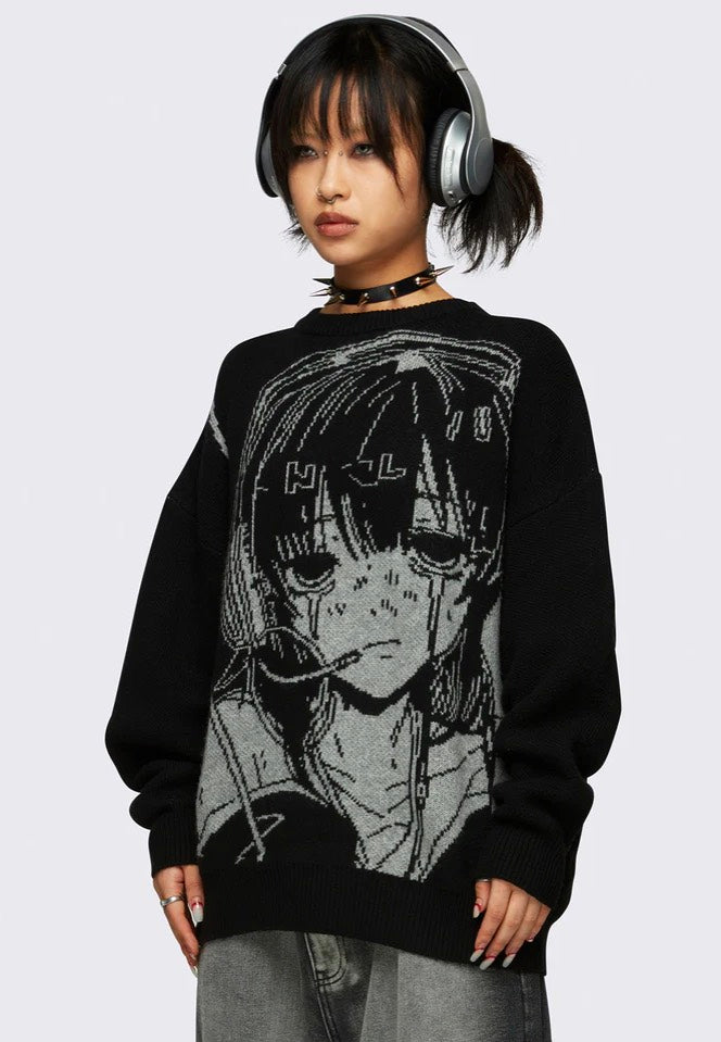 Minga London - In My Own World Black - Pullover Online Online Original