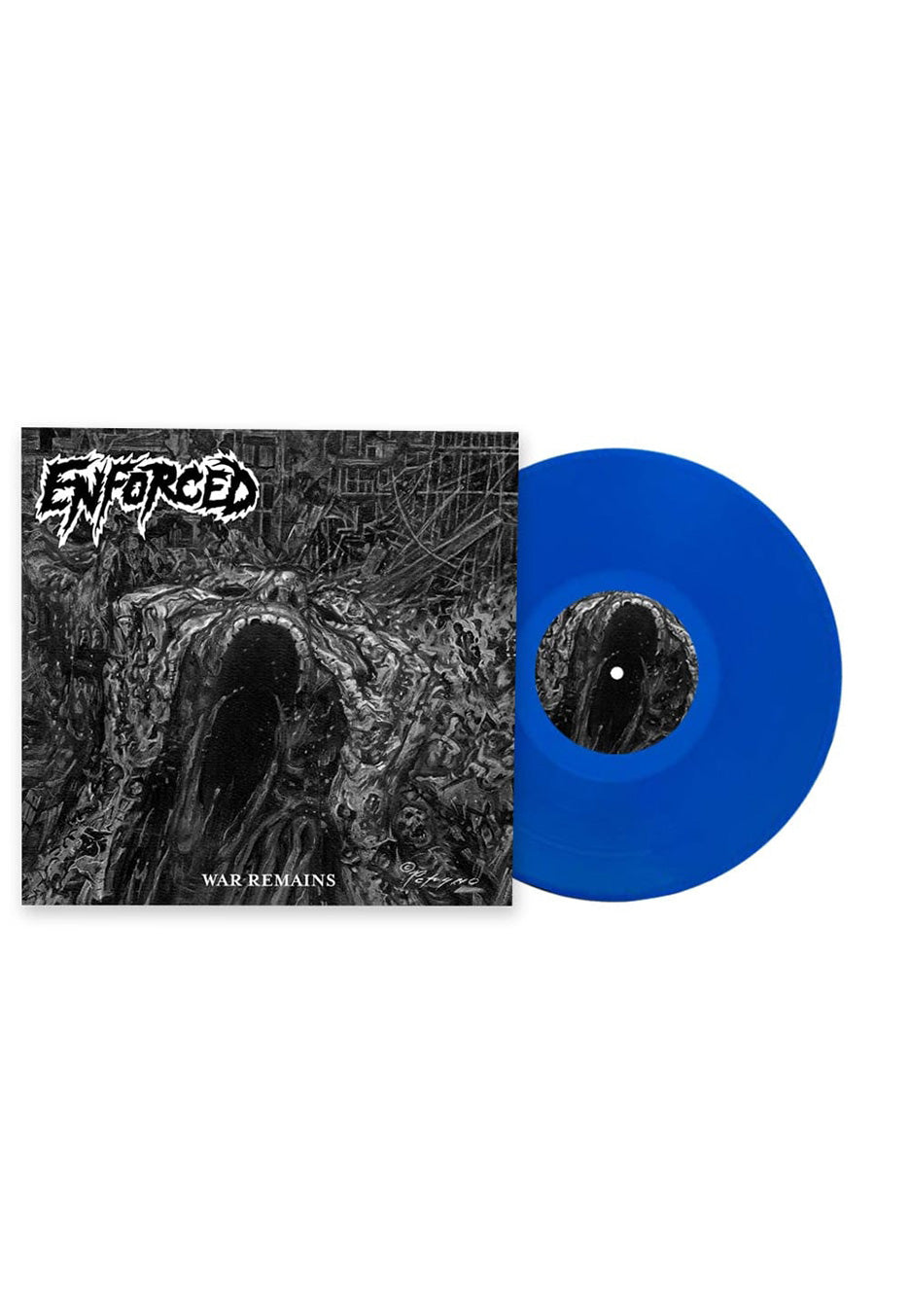 Enforced - War Remains Blue - Colored Vinyl Free Shipping Big Discount