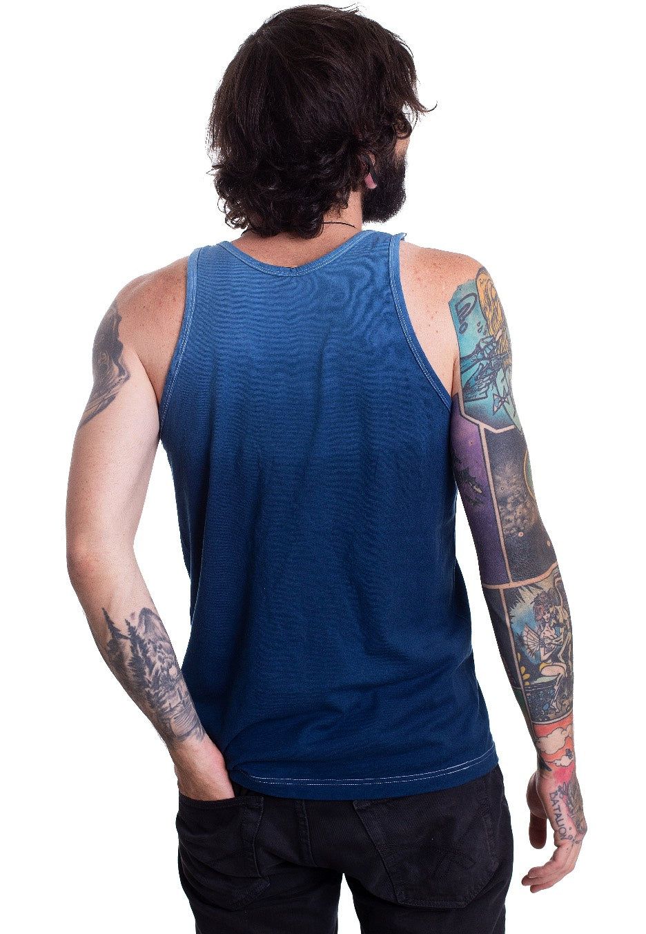 Neck Deep - GPP Blue Dip Dye - Tank Buy Cheap Official Site