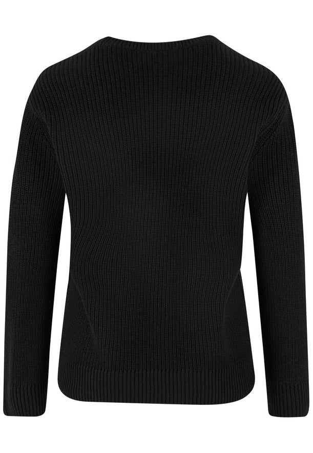 Urban Classics - Ladies Rib Knit Black - Pullover Pick A Best