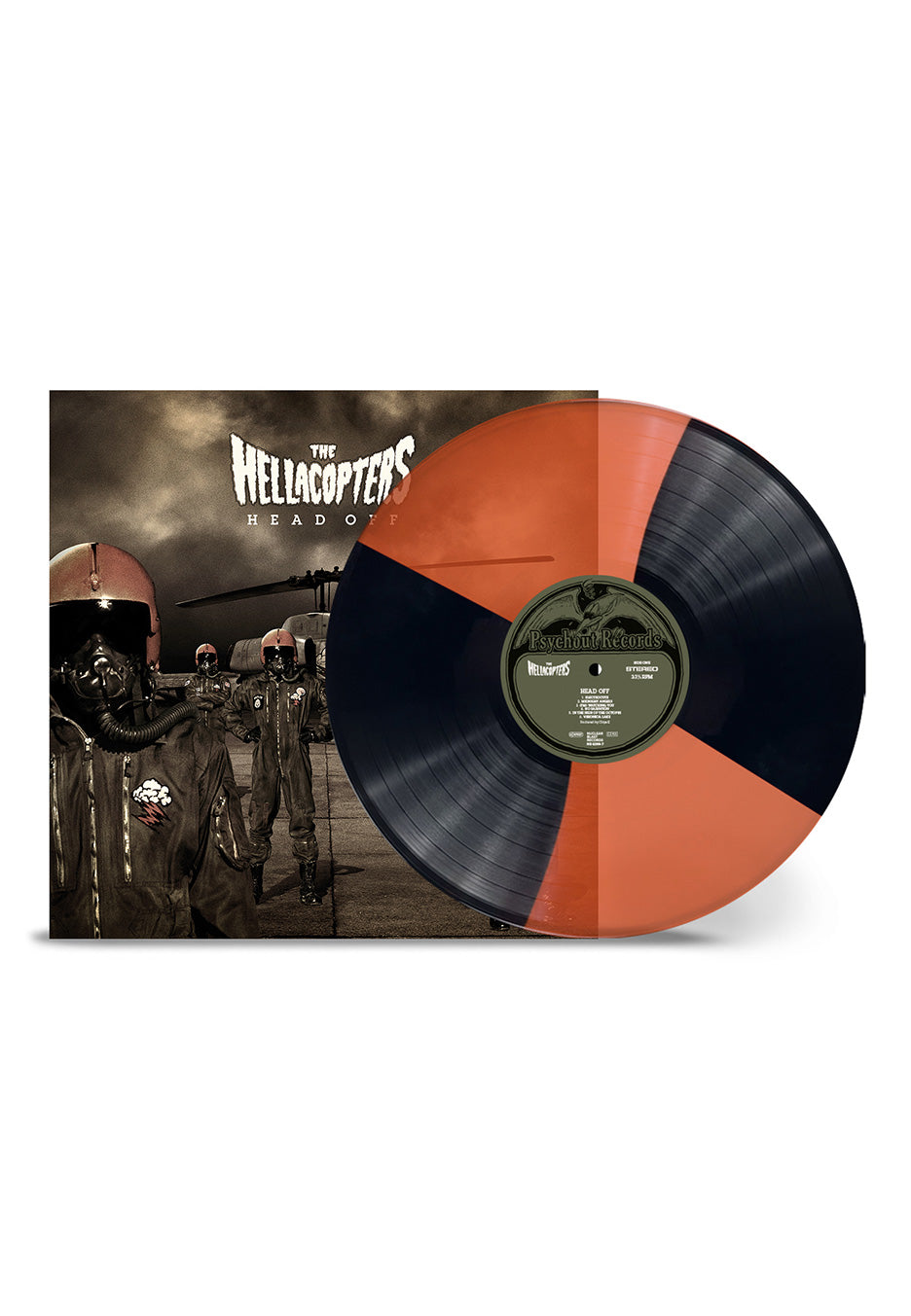 The Hellacopters - Head Off Ltd. Transparent Orange Black Rotor - Colored Vinyl New Arrival