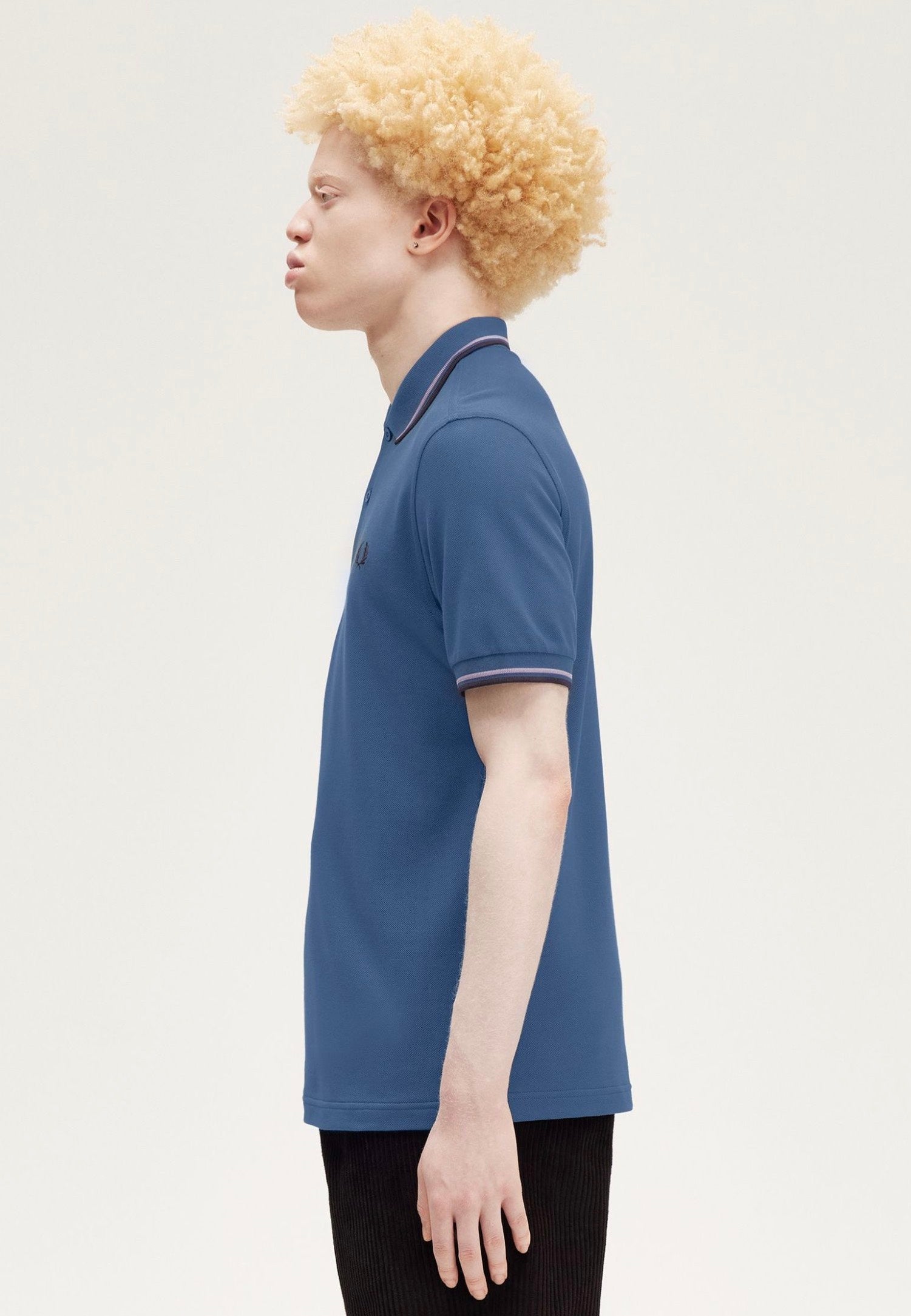 Fred Perry - The Twin Tipped Mdnbl/Ultvio/Nvy - Polo Outlet Sale Online