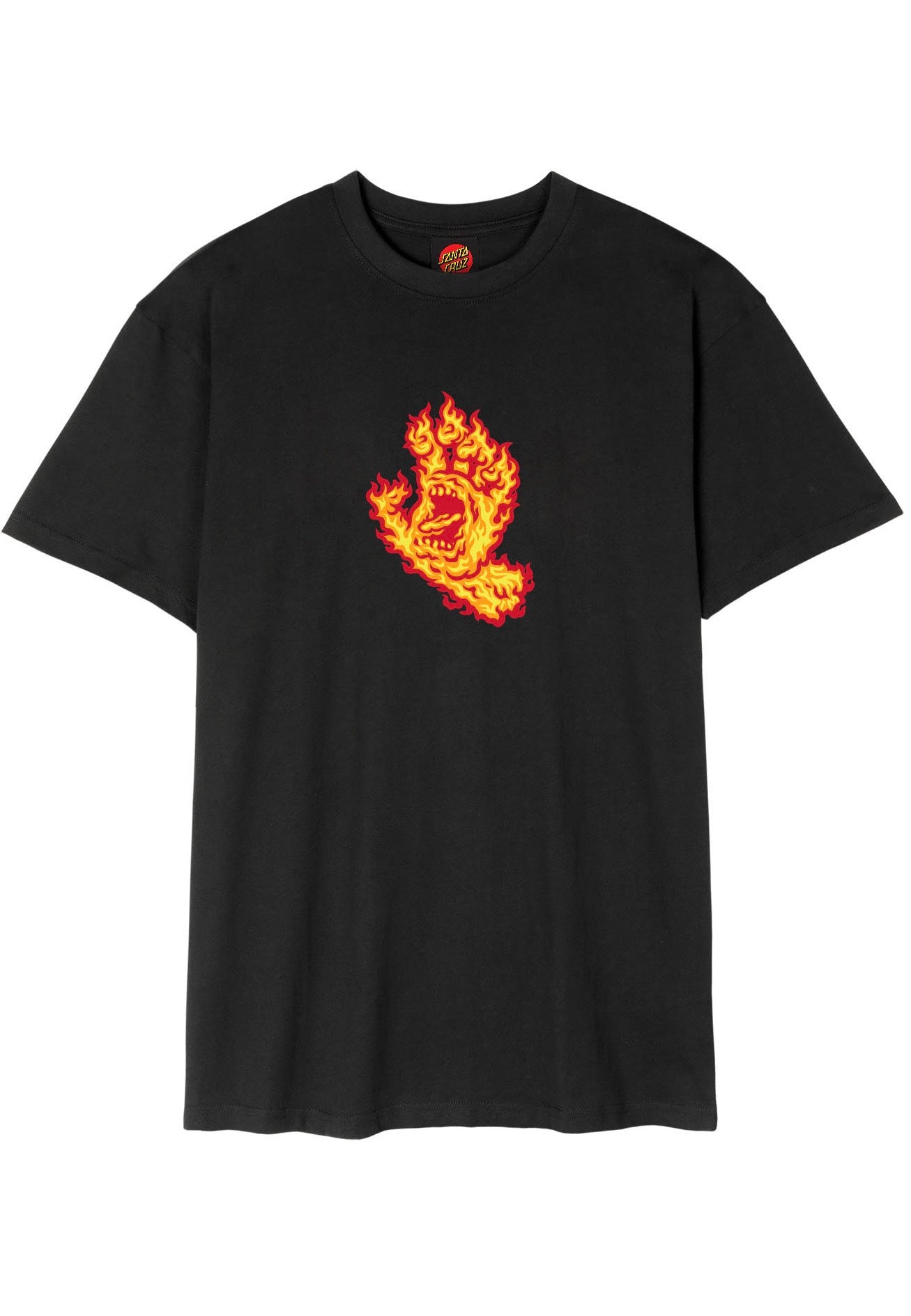 Santa Cruz - Flame Hand Black - T-Shirt Shipping Outlet Store Online