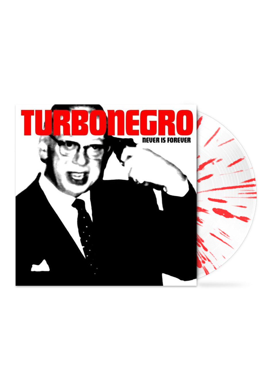 Turbonegro - Never Is Forever (ReIssue) White/Red - Splattered Vinyl Enjoy Online