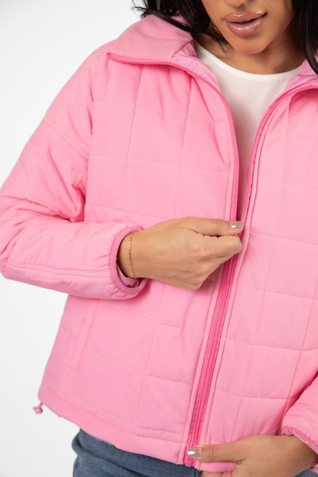 Vail Valley Pink Lightweight Puffer Jacket SALE Supply Sale Online