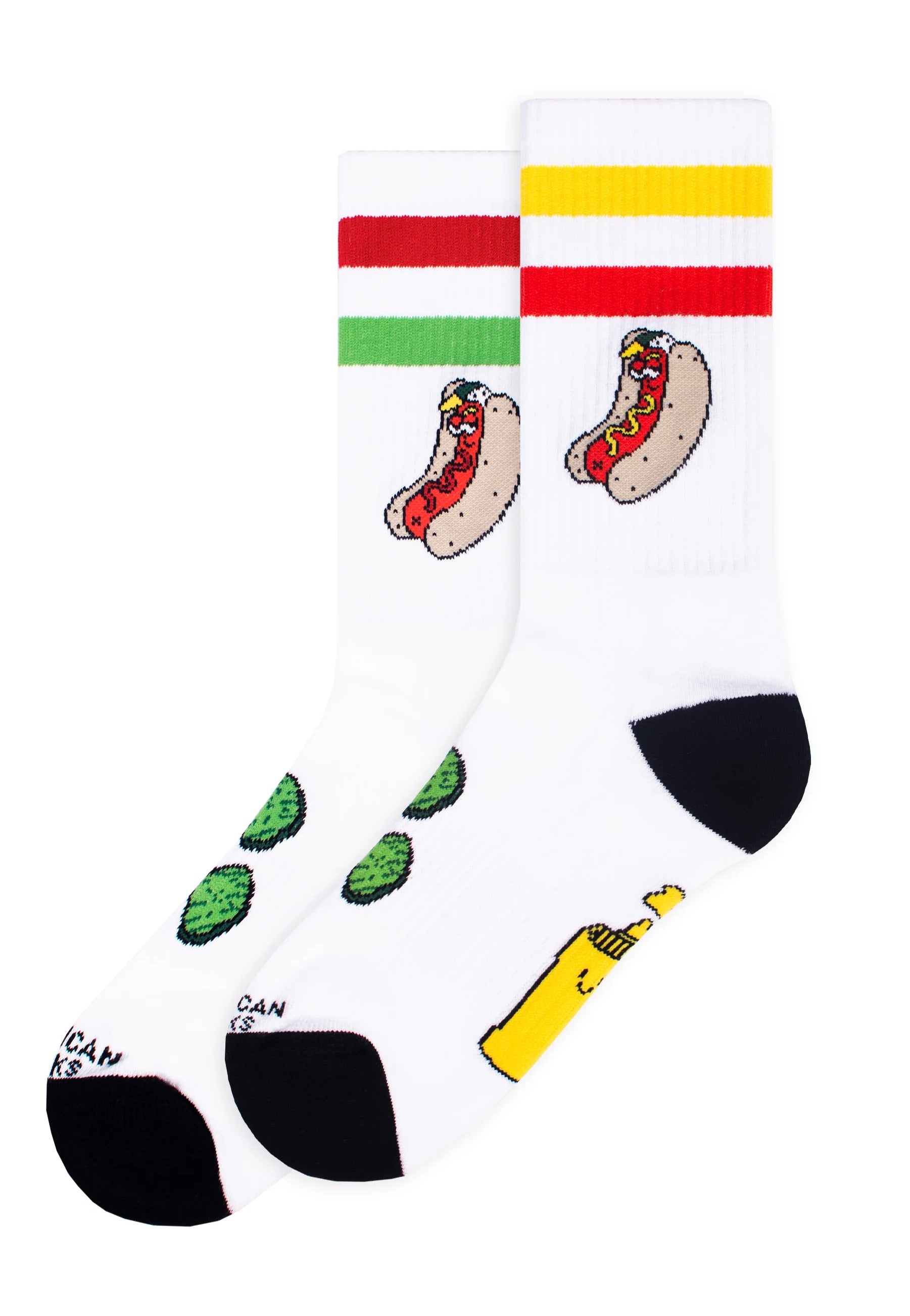 American Socks - Hot Dog Mid High White - Socks Buy Cheap Hot Sale