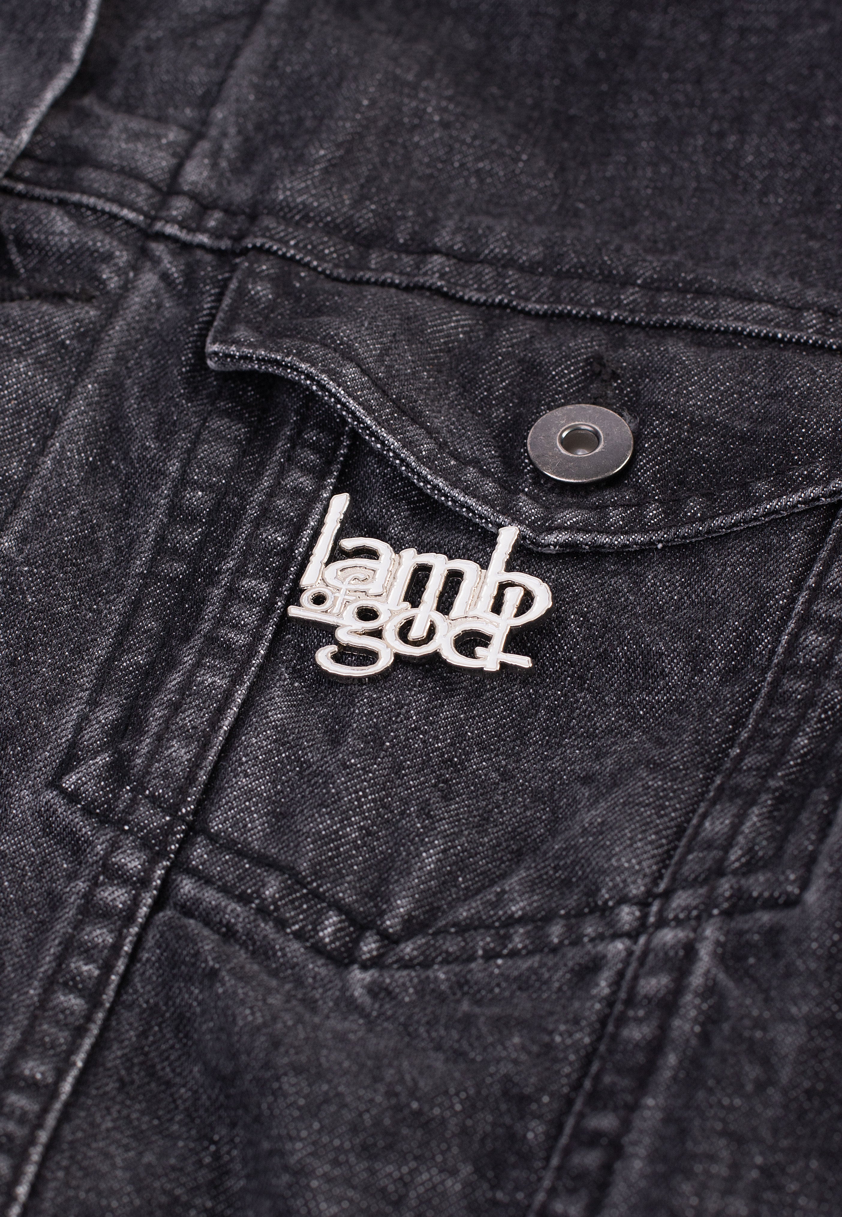 Lamb Of God - Logo - Pin Sale Low Shipping Fee