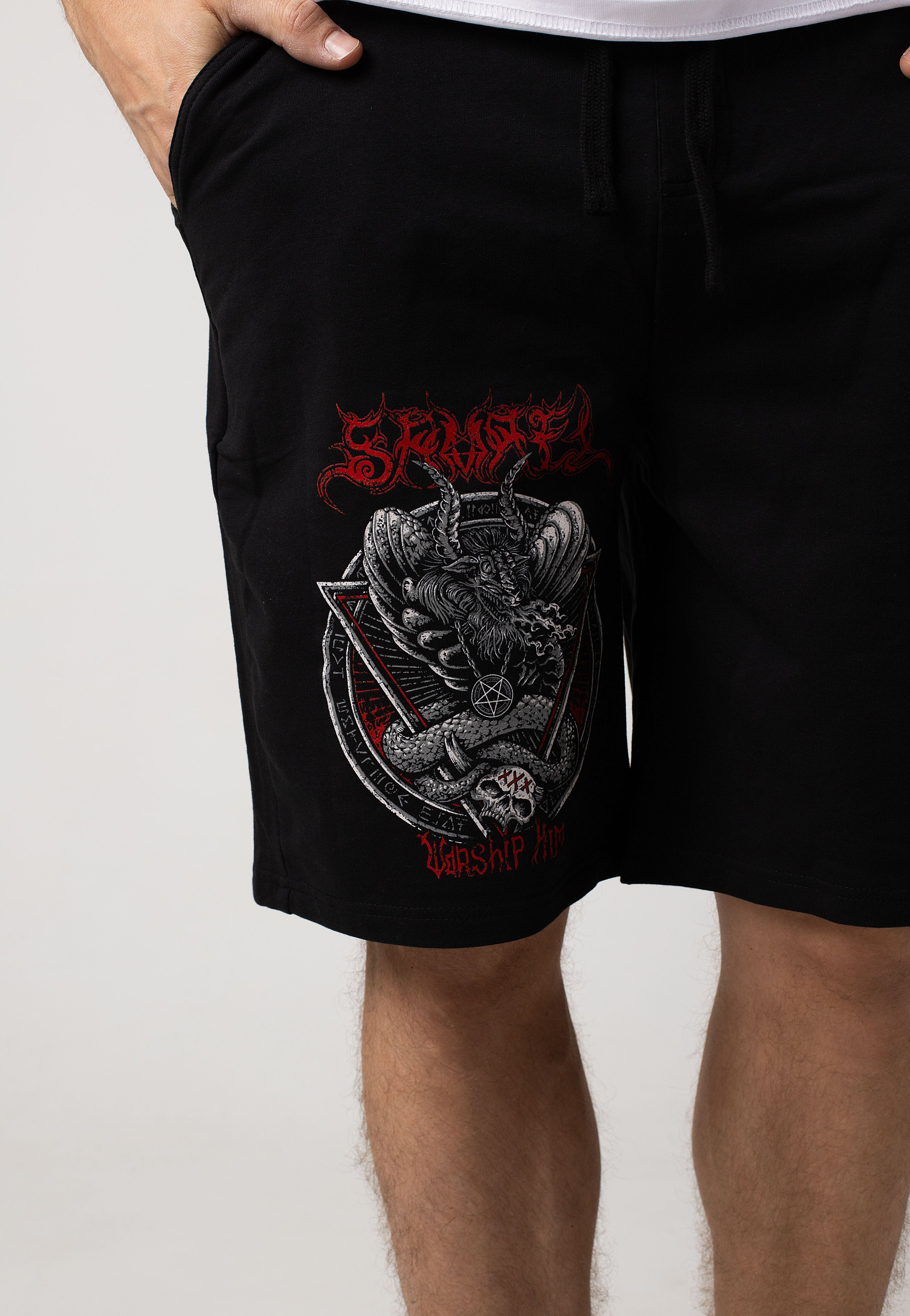 Samael - Worship Him - Shorts Sale High Quality