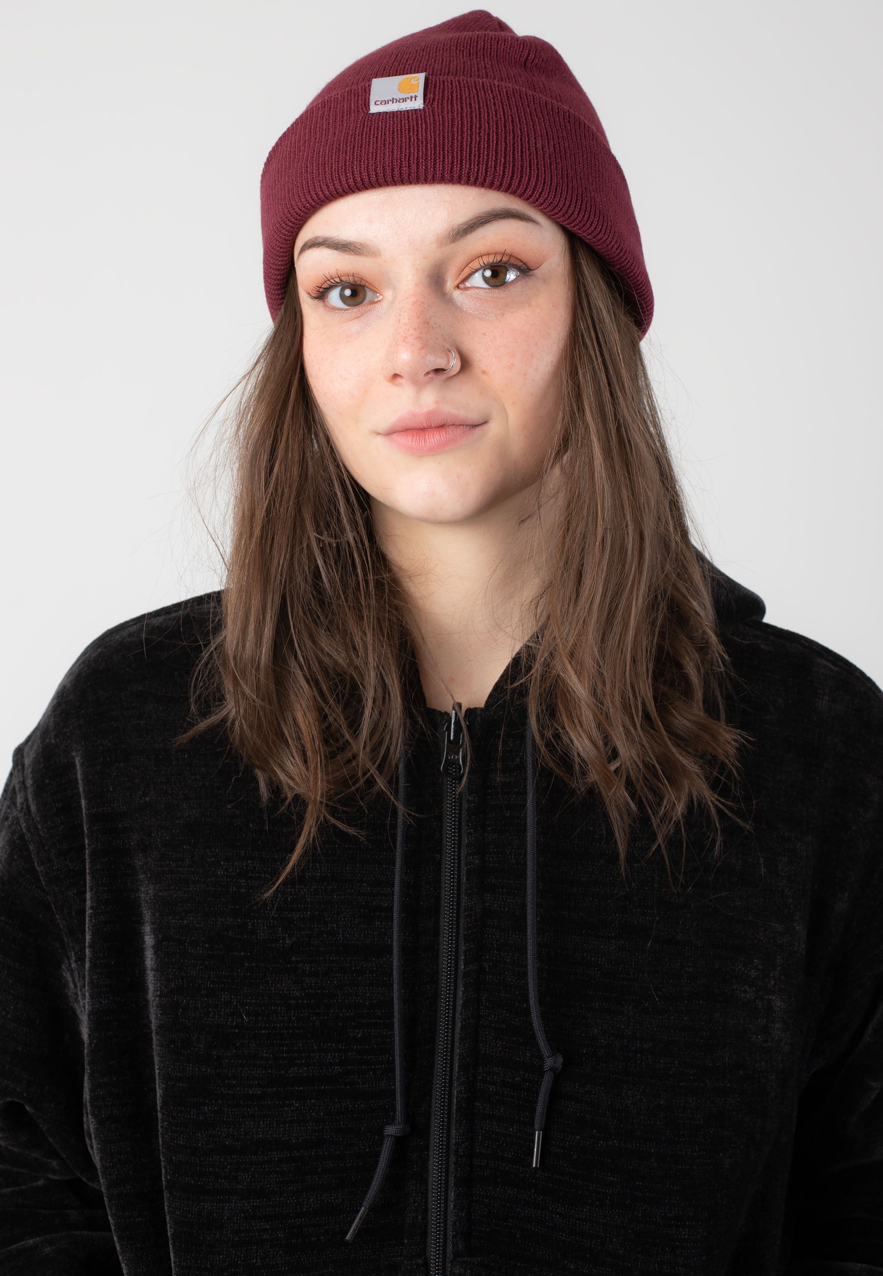 Carhartt WIP - Stratus Low Malbec - Beanie Buy Online Cheap