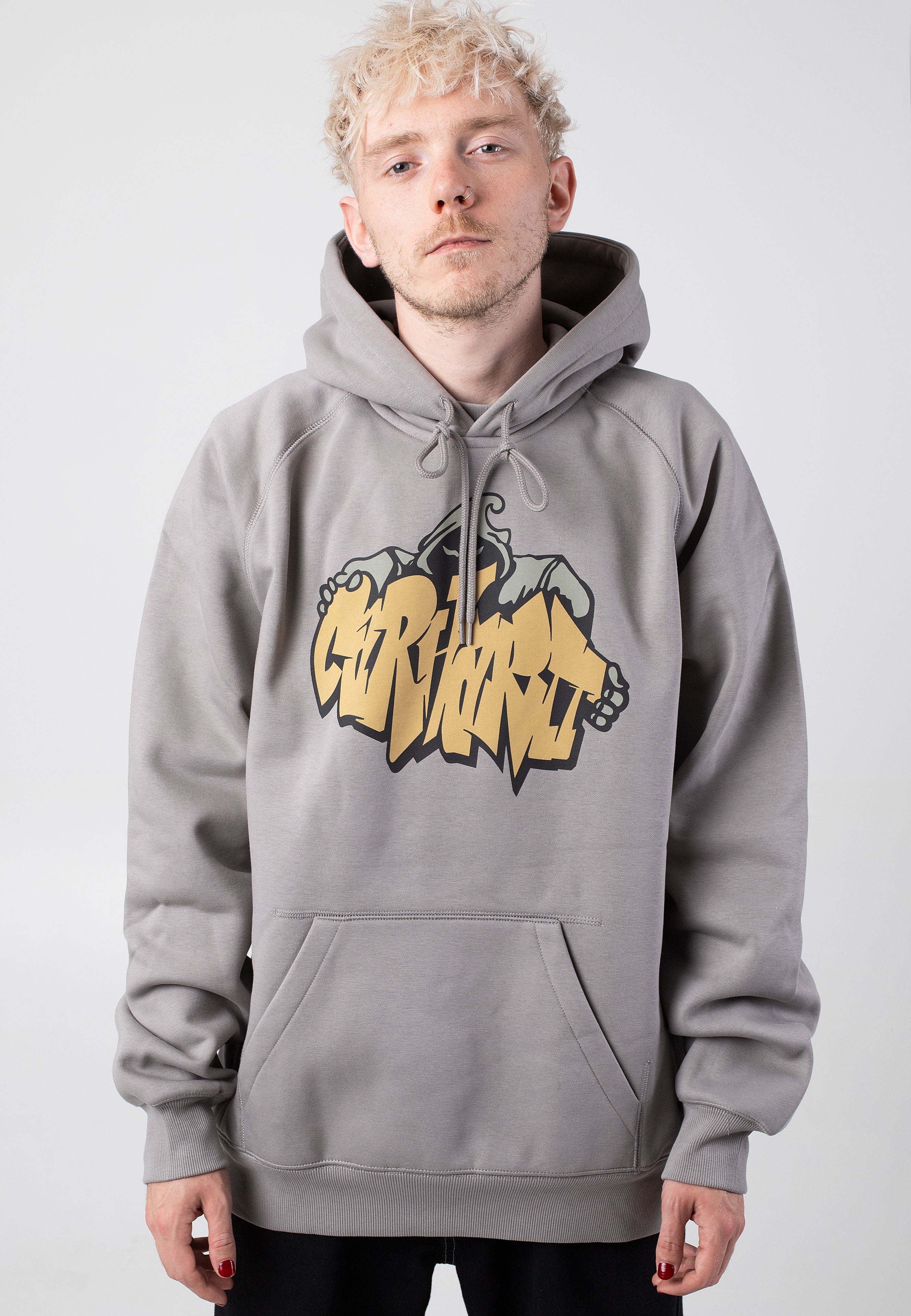 Carhartt WIP - Hooded Yute Misty Grey - Hoodie Fashionable For Sale