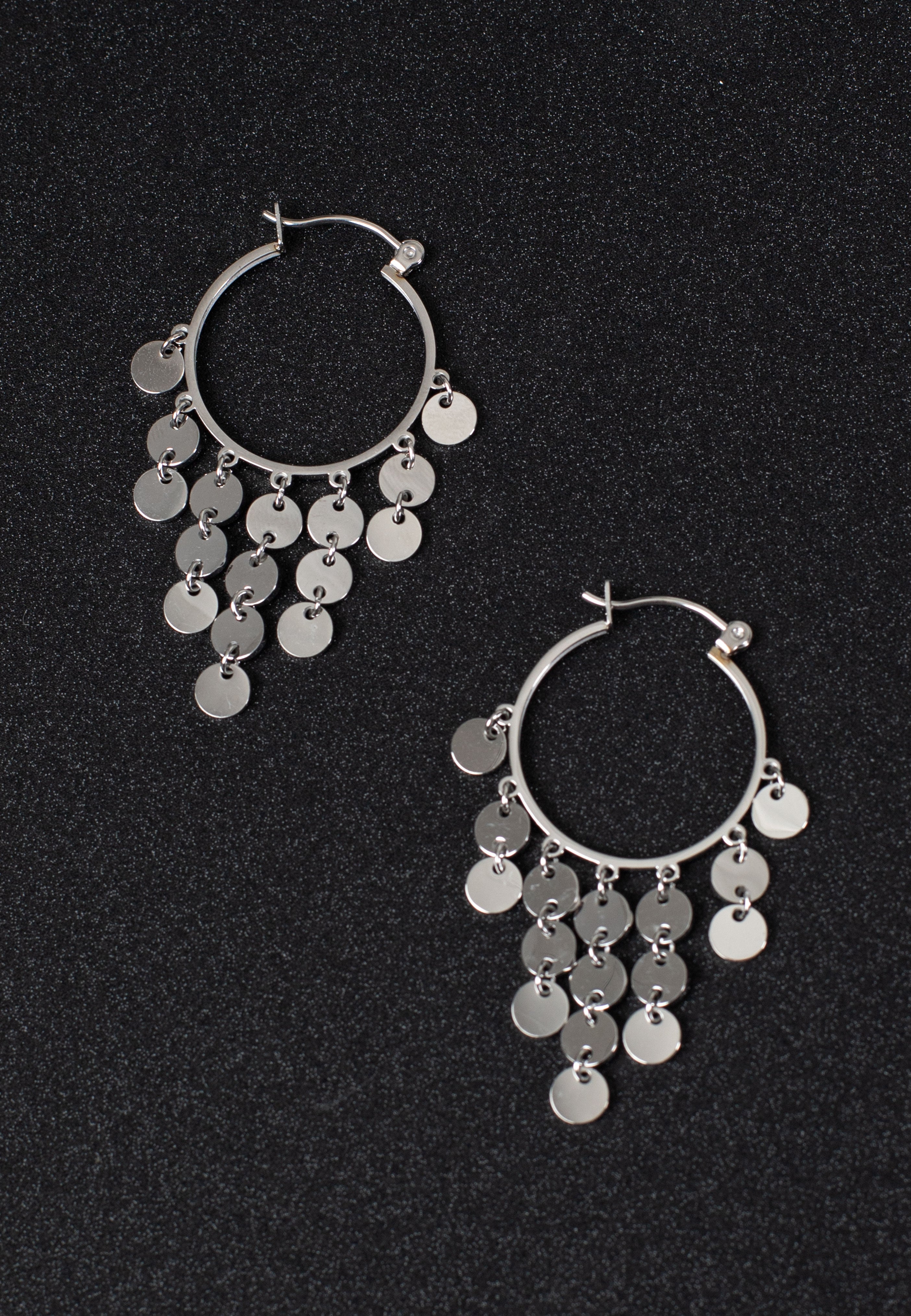 Wildcat - Dangling Plate Silver - Earrings Purchase Sale Online