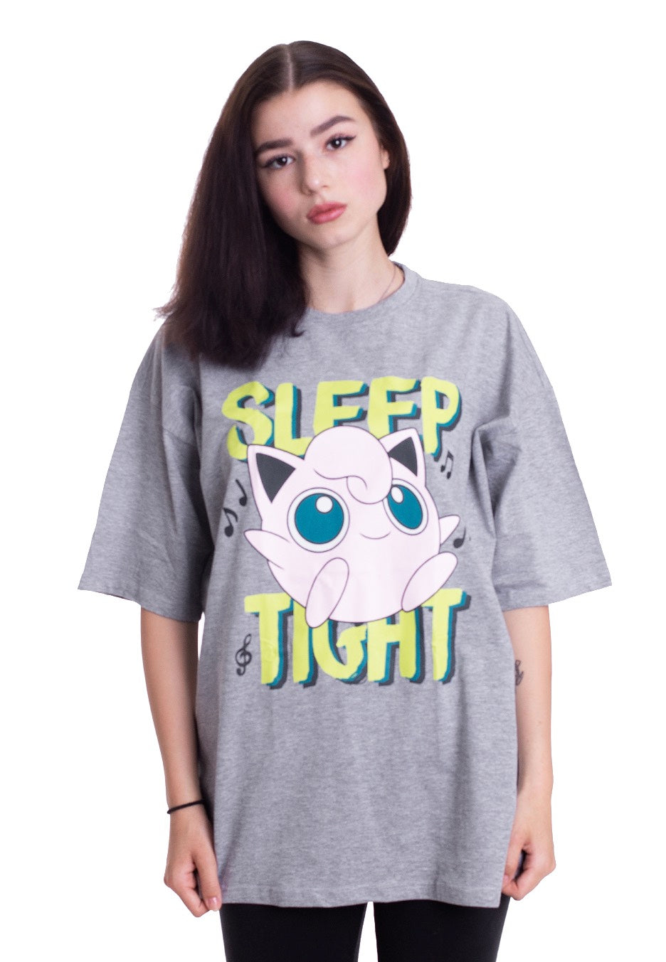 Pokémon - Jigglypuff Grey Oversized - Girly Sale Latest