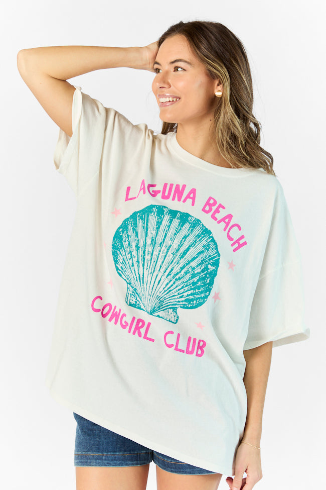 Laguna Beach Off White Hyfve Oversized Graphic Tee Deals Cheap Online