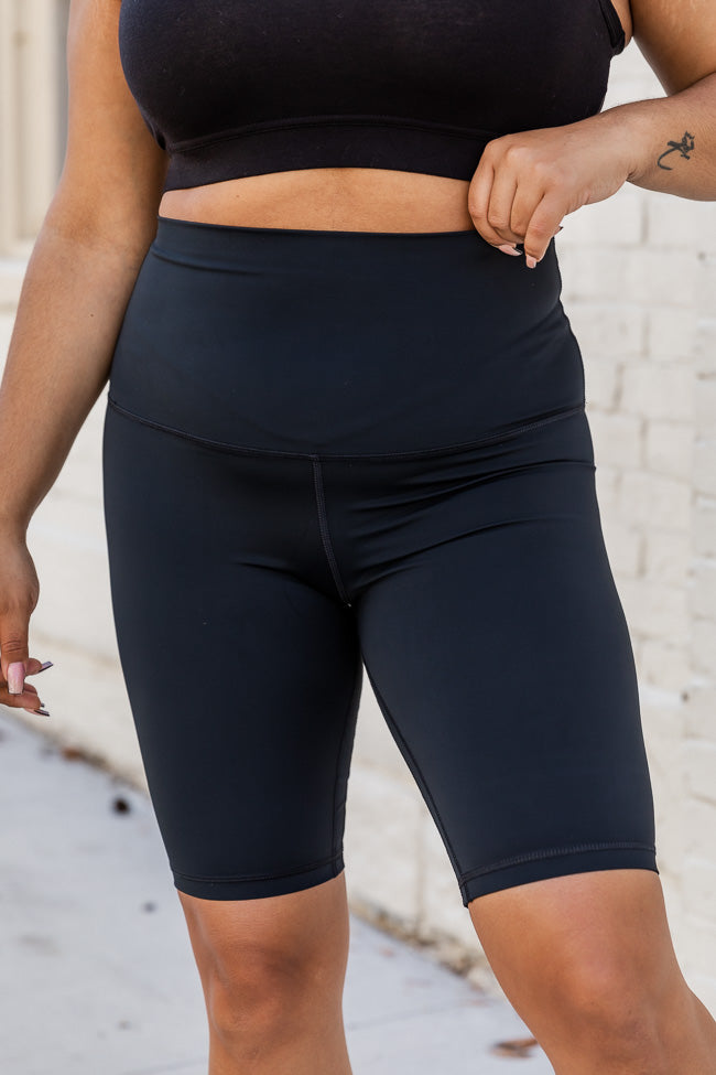 Heavy Hitter Black Biker Shorts FINAL SALE Cost Cheap Online