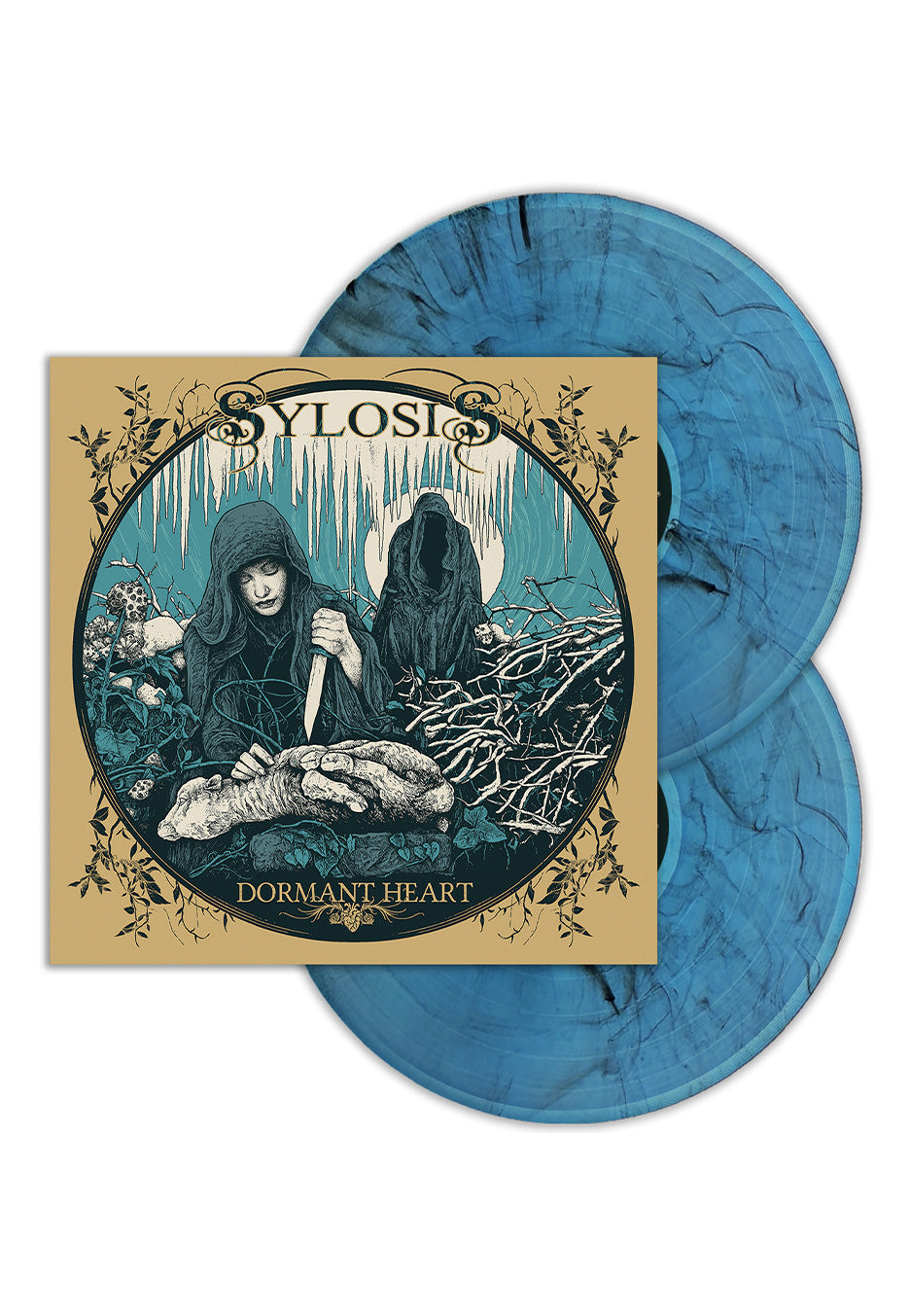 Sylosis - Dormant Heart (10th Anniversary) Ltd. Clear Blue Black - Marbled 2 Vinyl Visit Online